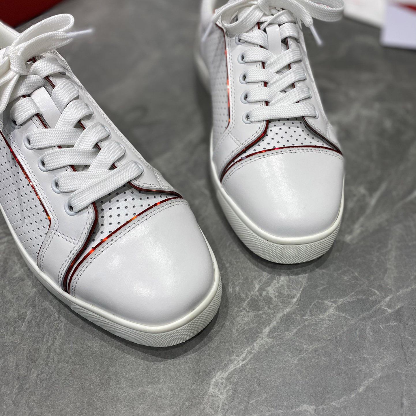 Christian Louboutin Wmns Fun Vieira 'White Red' - DopestKickz