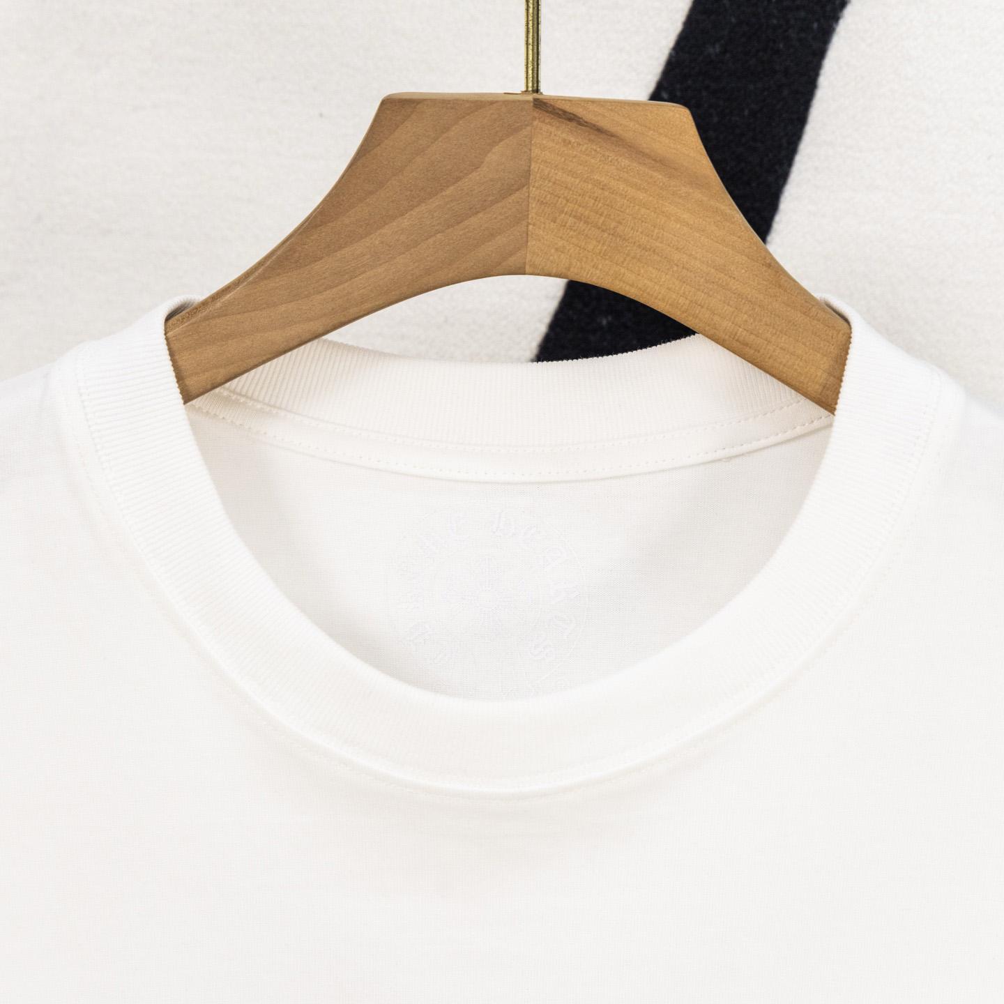 Chrome Hearts Triple Cross T-Shirt 'White/Orange' - DopestKickz