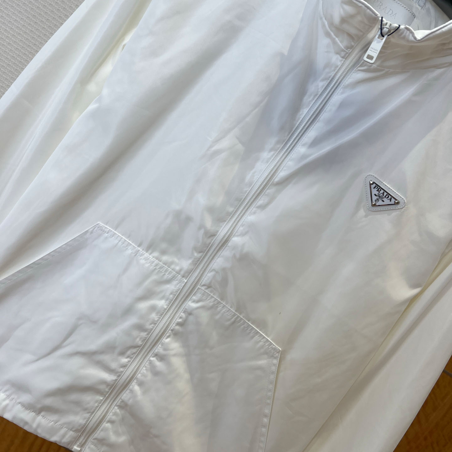 Prada Re-Nylon Track Jacket - DopestKickz