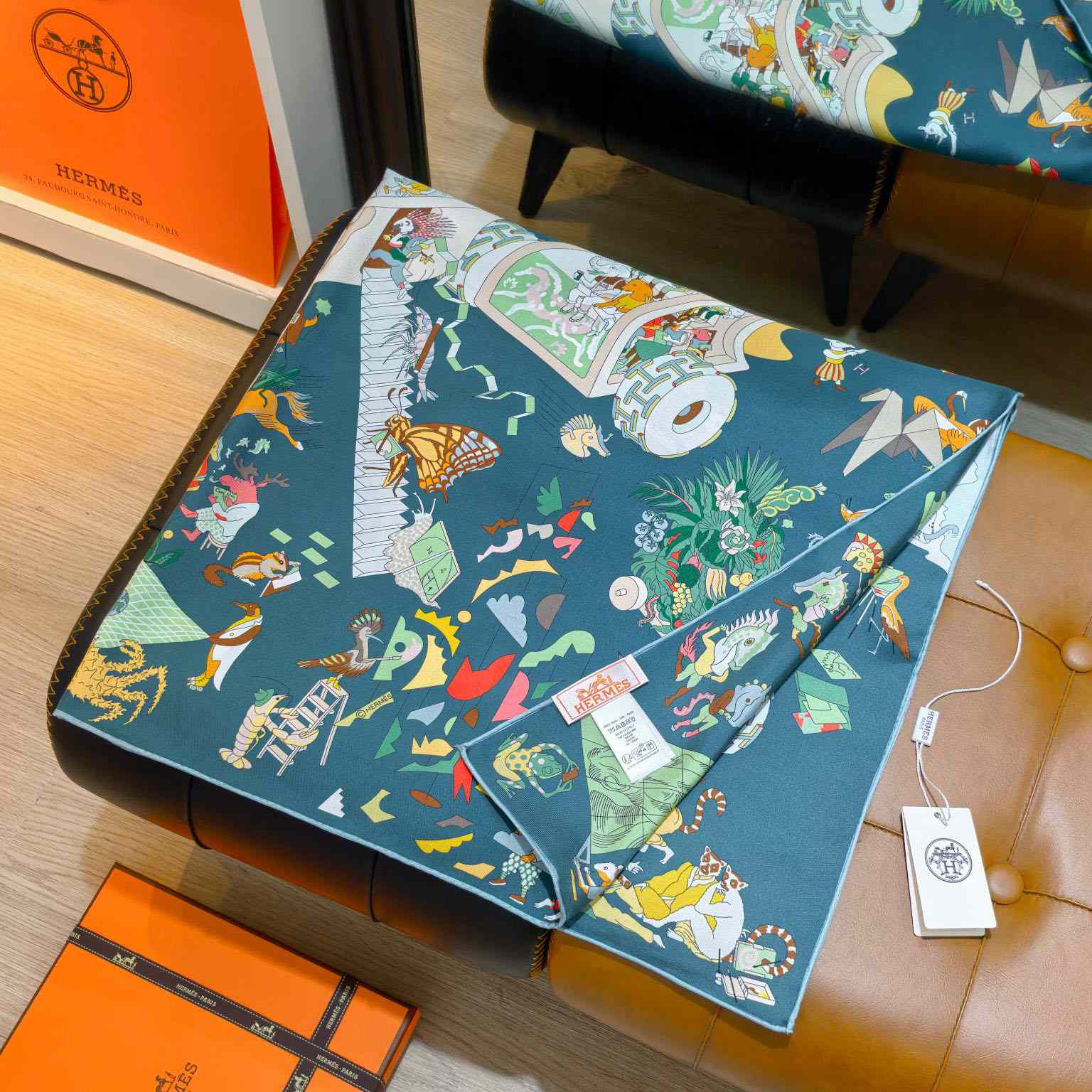 Hermes Academia Hippica Scarf 90 - DopestKickz