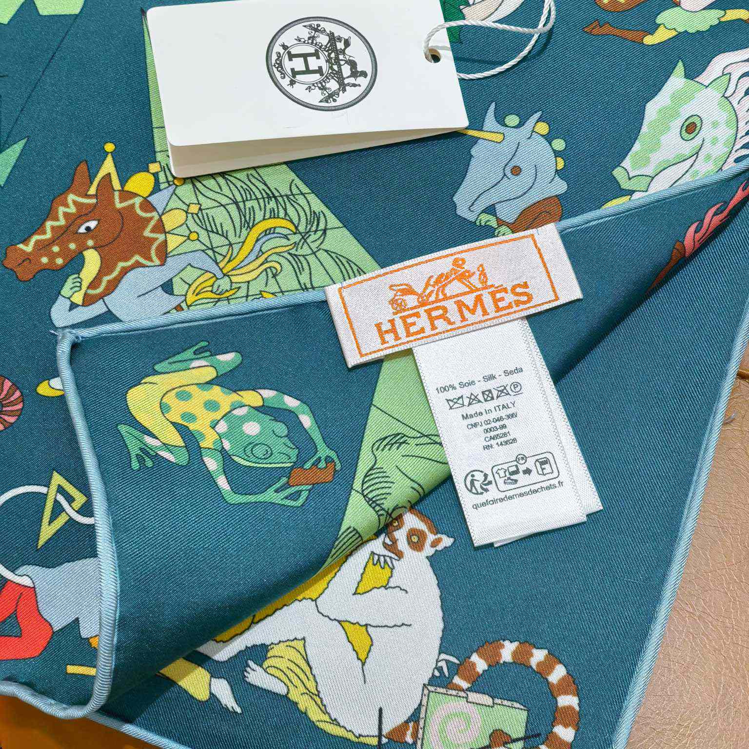 Hermes Academia Hippica Scarf 90 - DopestKickz