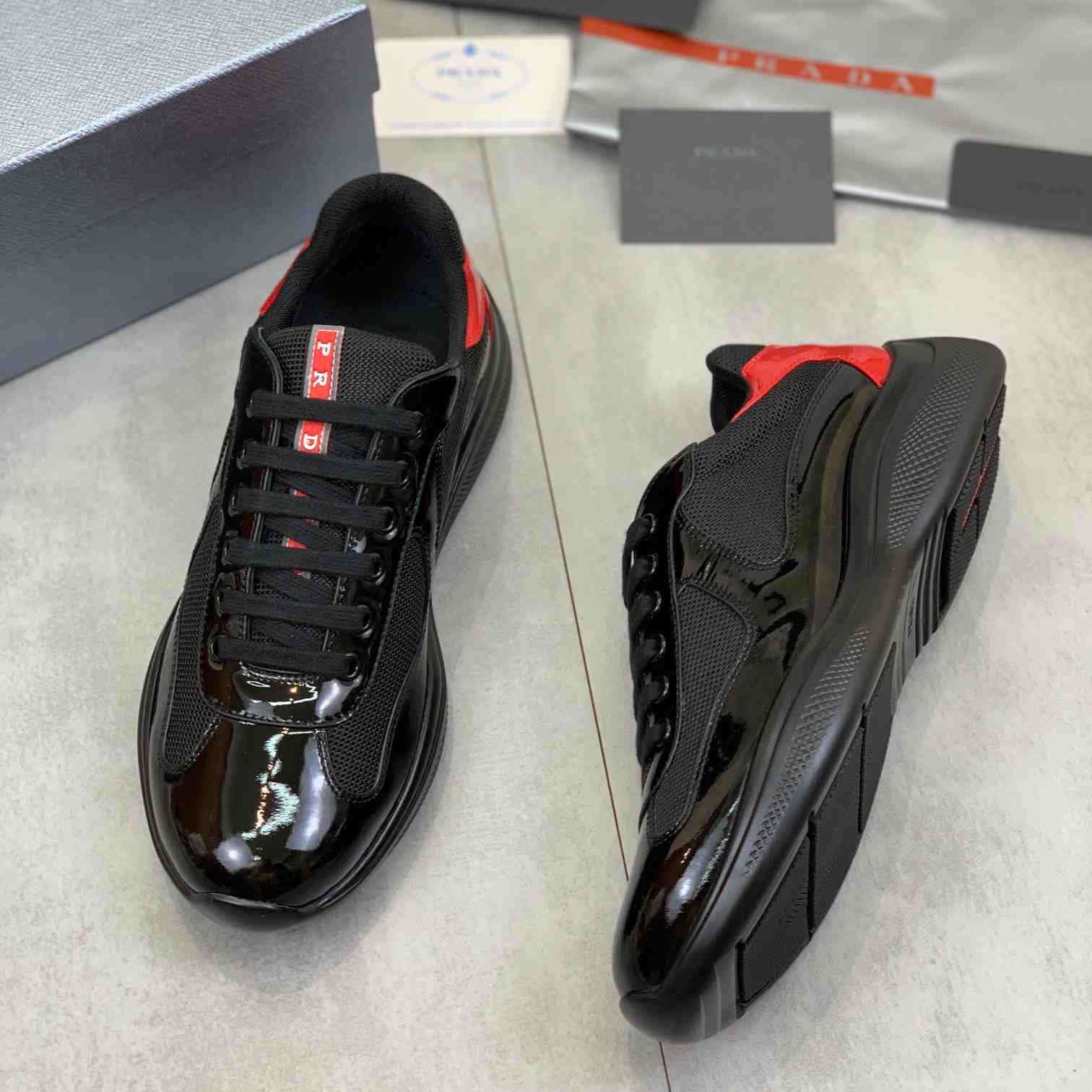 Prada America's Cup 'Anthracite Red' - DopestKickz