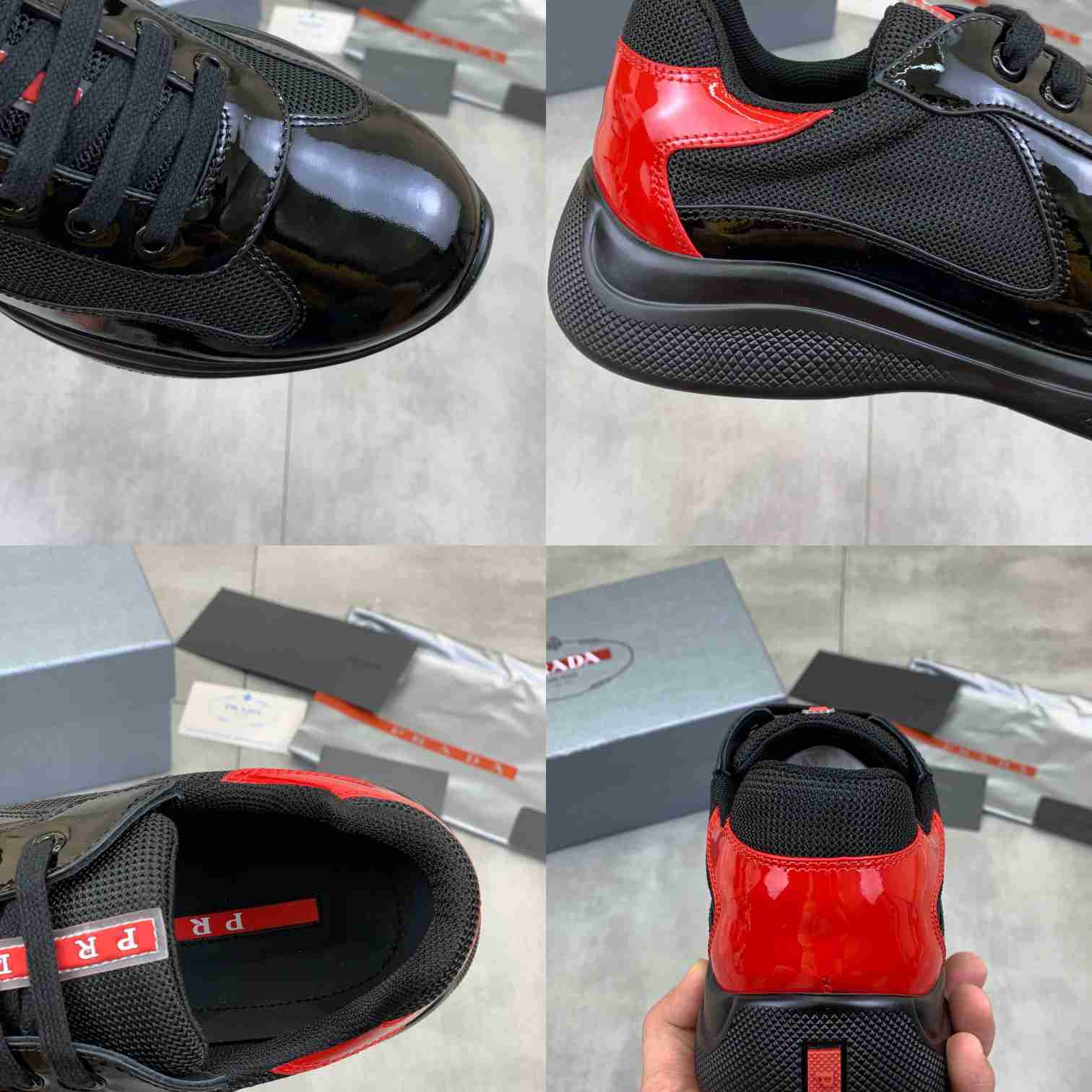 Prada America's Cup 'Anthracite Red' - DopestKickz