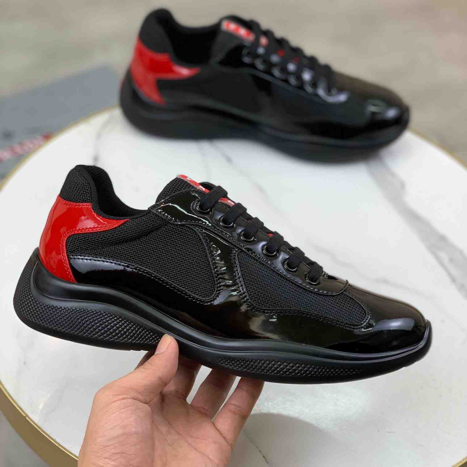 Prada America's Cup 'Anthracite Red' - DopestKickz