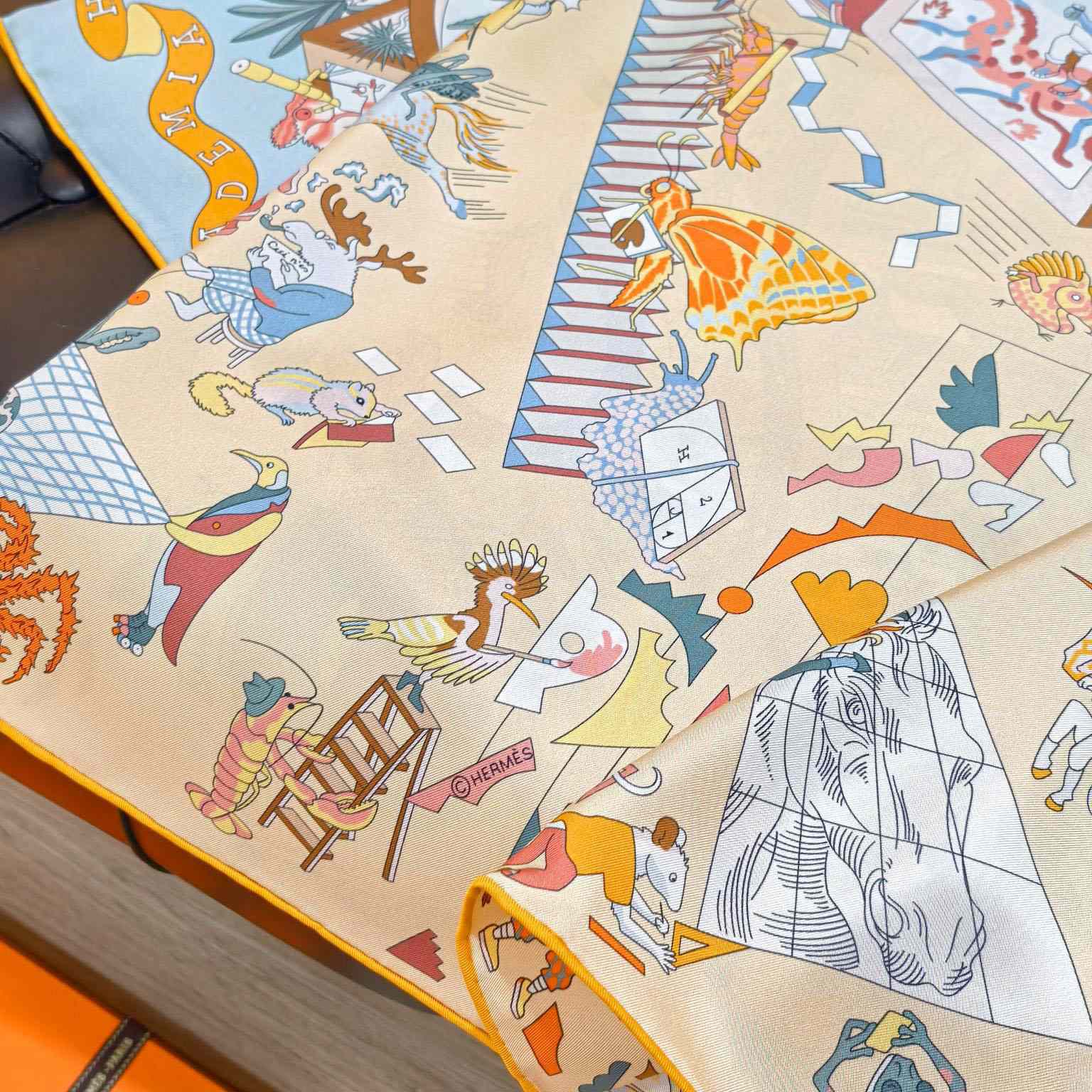 Hermes Academia Hippica Scarf 90 - DopestKickz