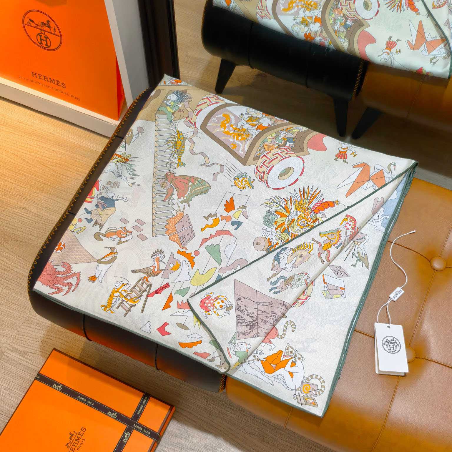 Hermes Academia Hippica Scarf 90 - DopestKickz