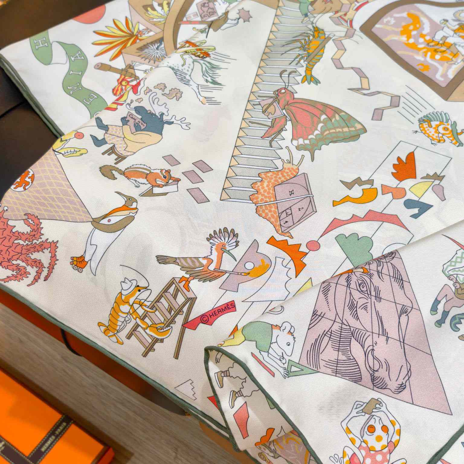 Hermes Academia Hippica Scarf 90 - DopestKickz
