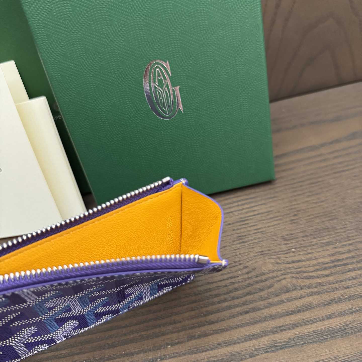 Goyard Bourbon Zipped Card Holder - DopestKickz