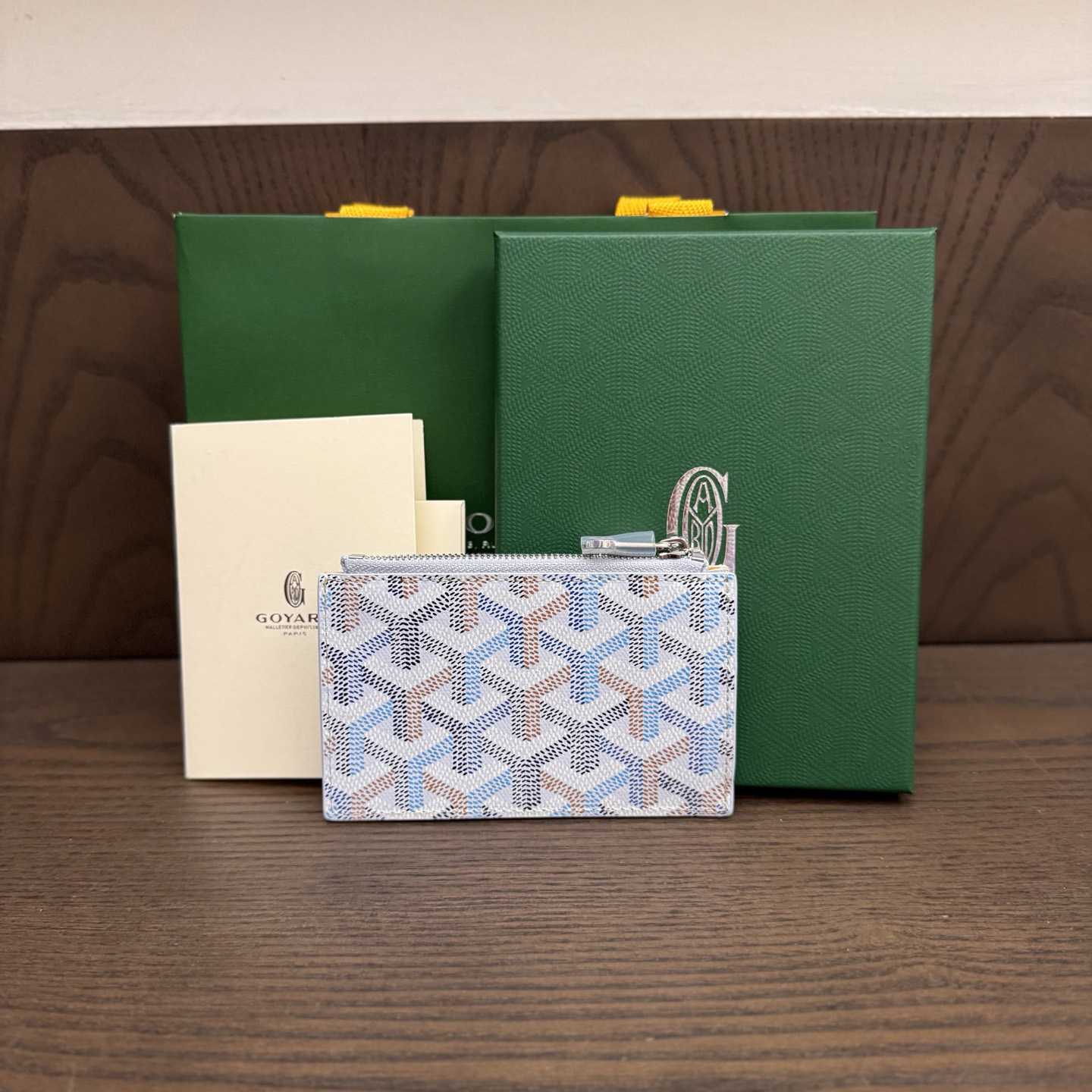 Goyard Bourbon Zipped Card Holder - DopestKickz