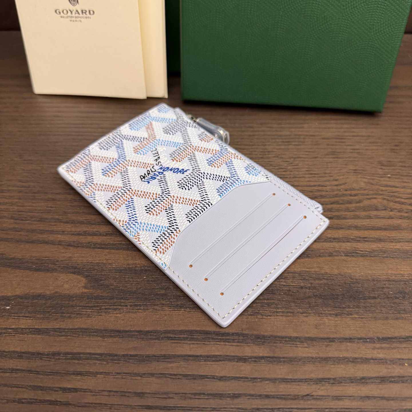 Goyard Bourbon Zipped Card Holder - DopestKickz