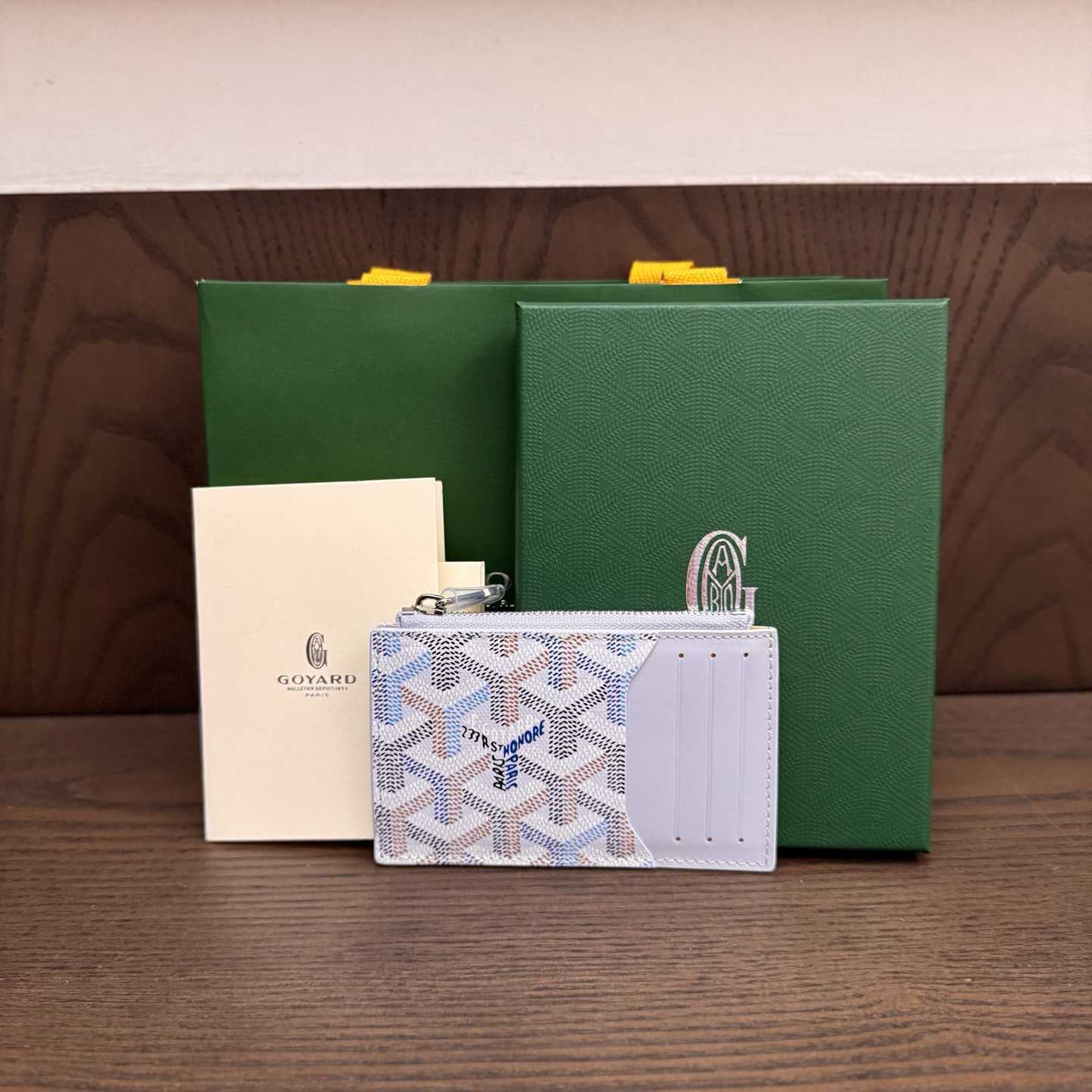 Goyard Bourbon Zipped Card Holder - DopestKickz
