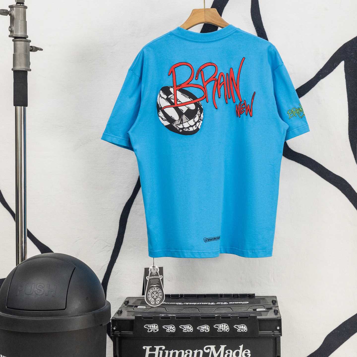 Chrome Hearts Matty Boy Brain New Tee 'Baby Blue' - DopestKickz