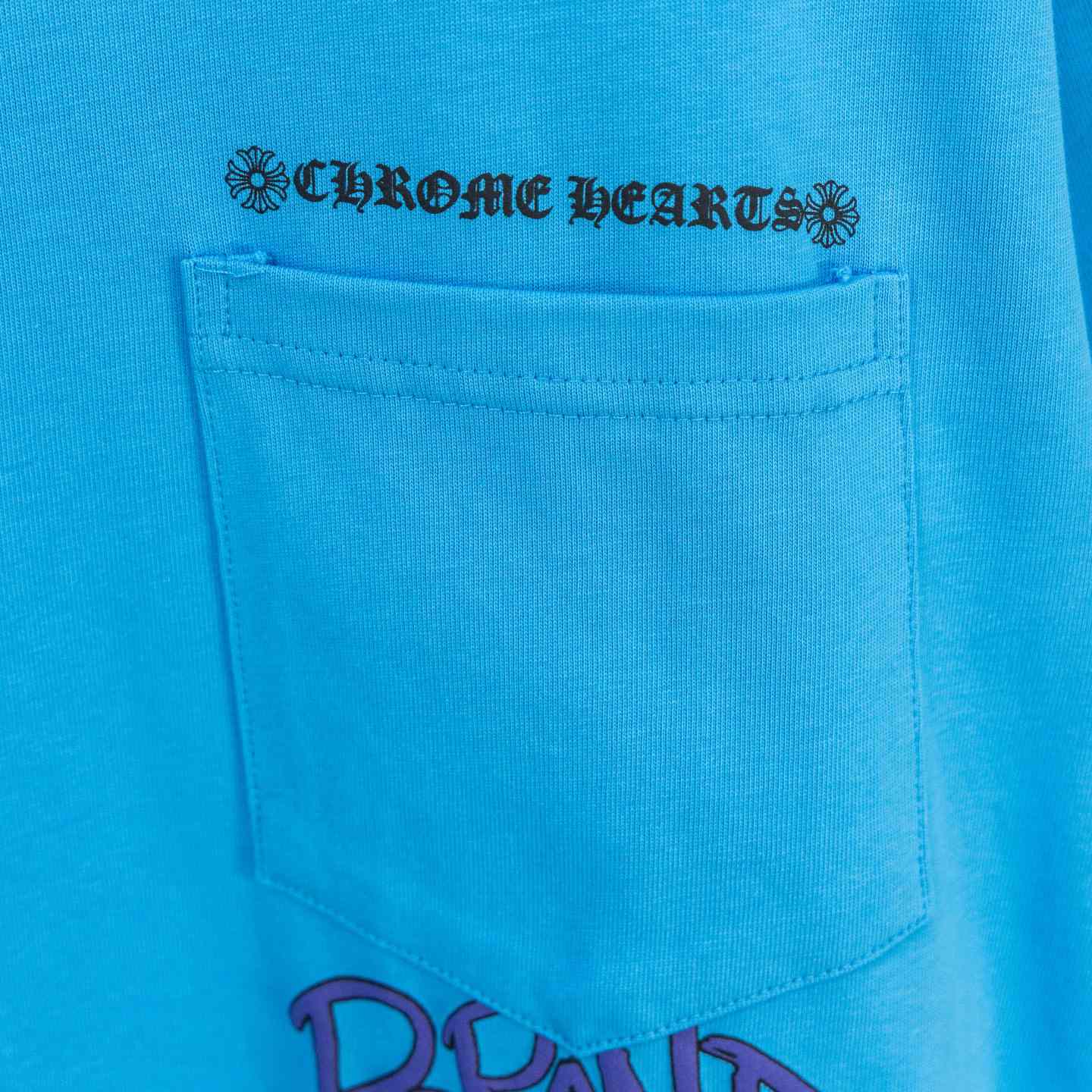 Chrome Hearts Matty Boy Brain New Tee 'Baby Blue' - DopestKickz