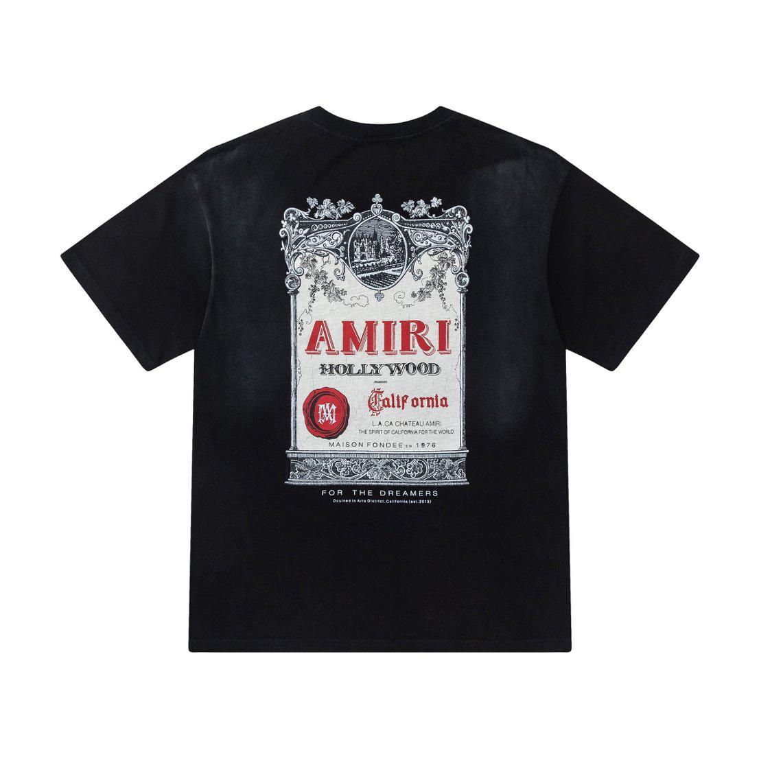 Amiri  Chateau Stamp Oversized Tee - DopestKickz