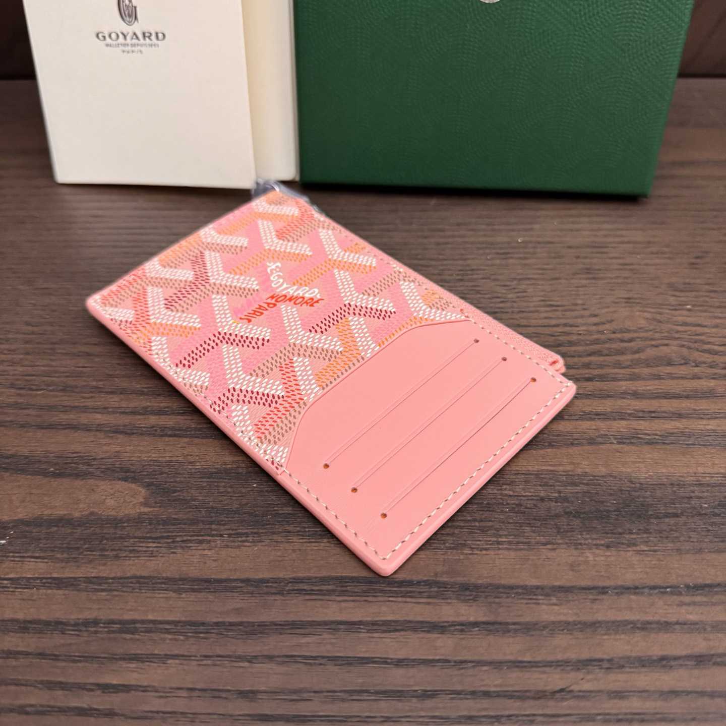 Goyard Bourbon Zipped Card Holder - DopestKickz