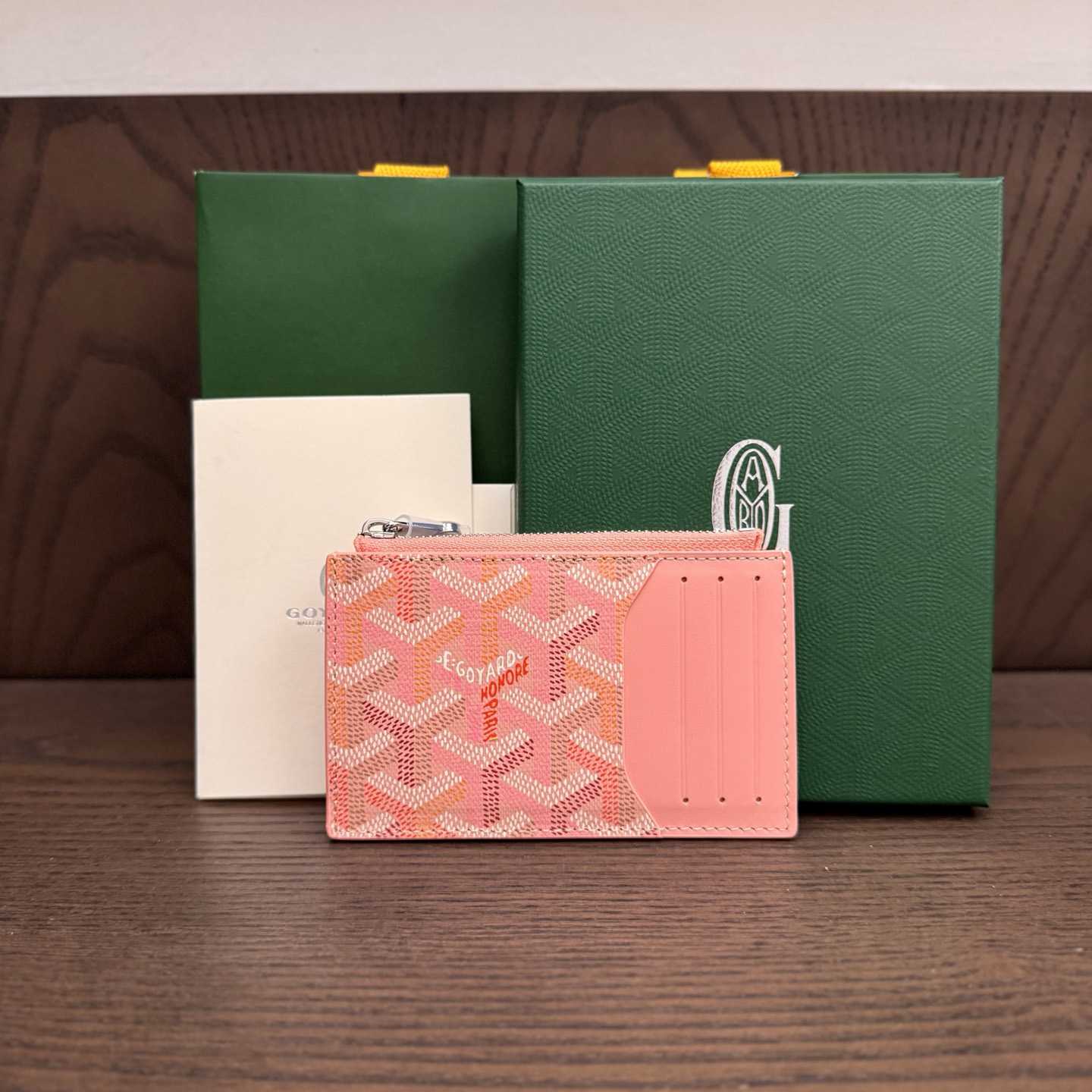 Goyard Bourbon Zipped Card Holder - DopestKickz