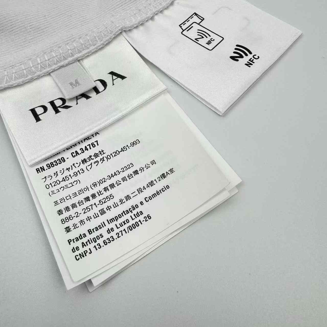 Prada Men's Black Logo Plaque Tank Top - DopestKickz