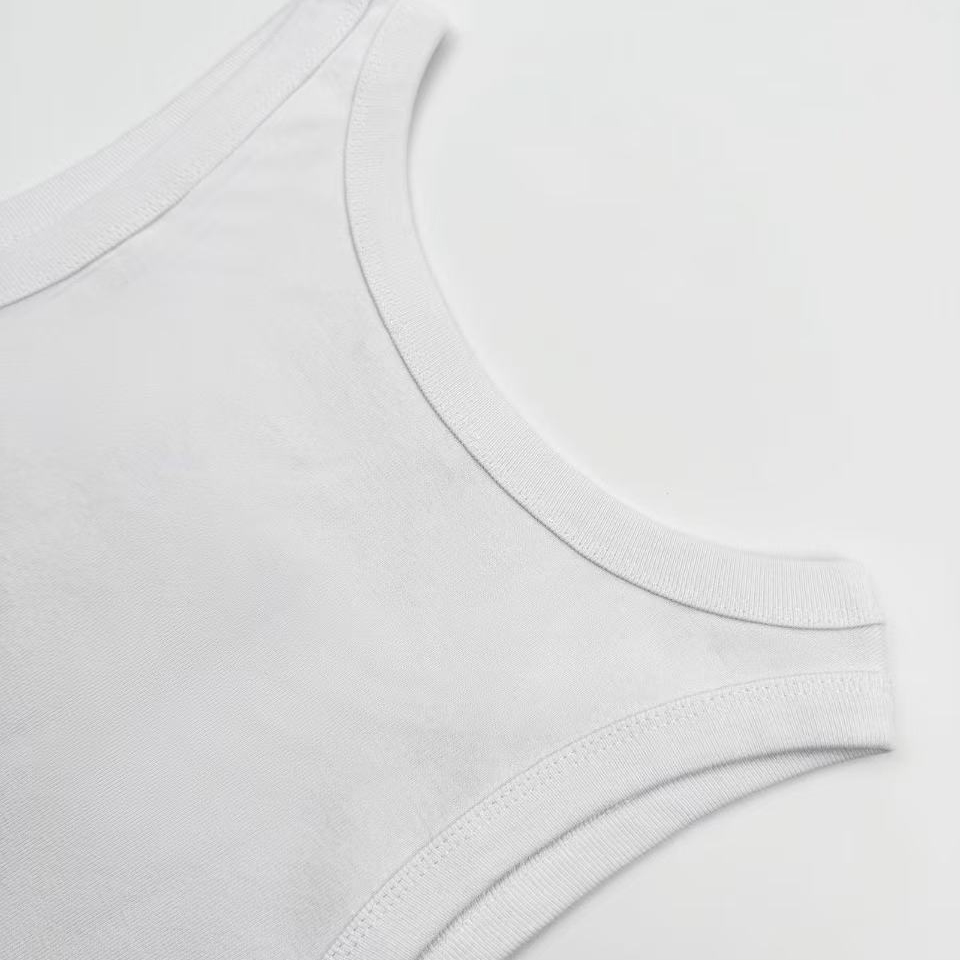 Prada Men's Black Logo Plaque Tank Top - DopestKickz