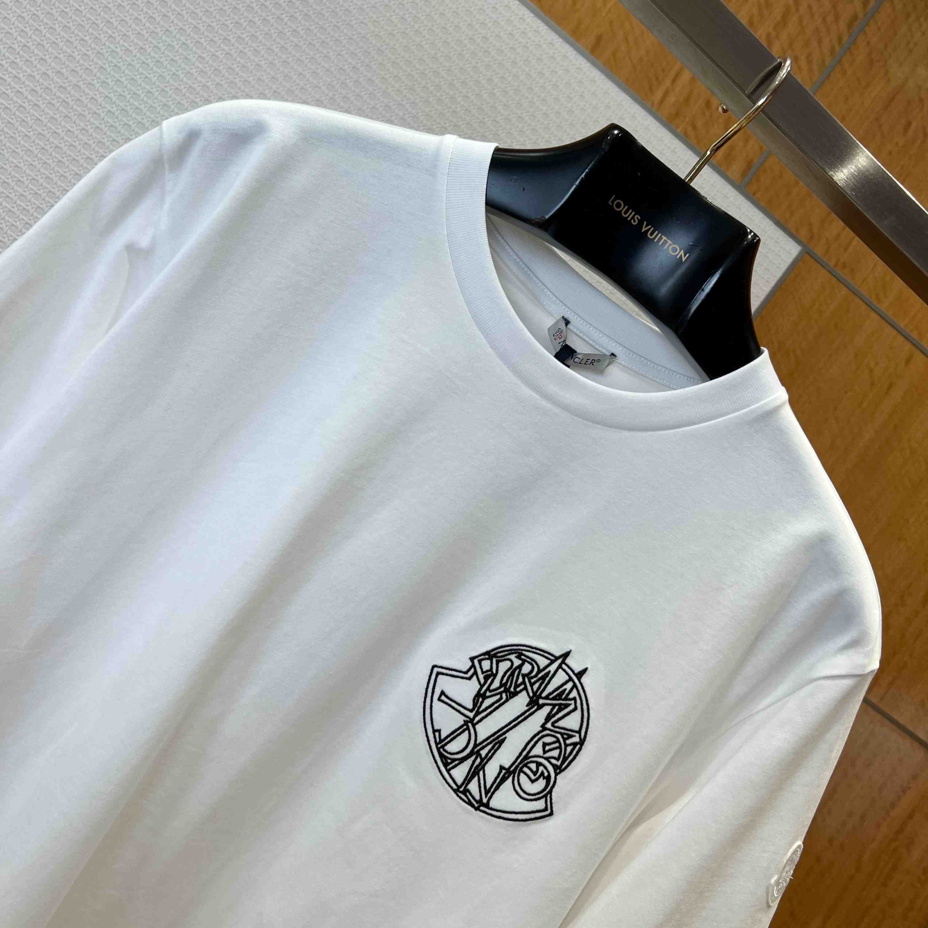Moncler Overlapped Logo Cotton T-shirt - DopestKickz