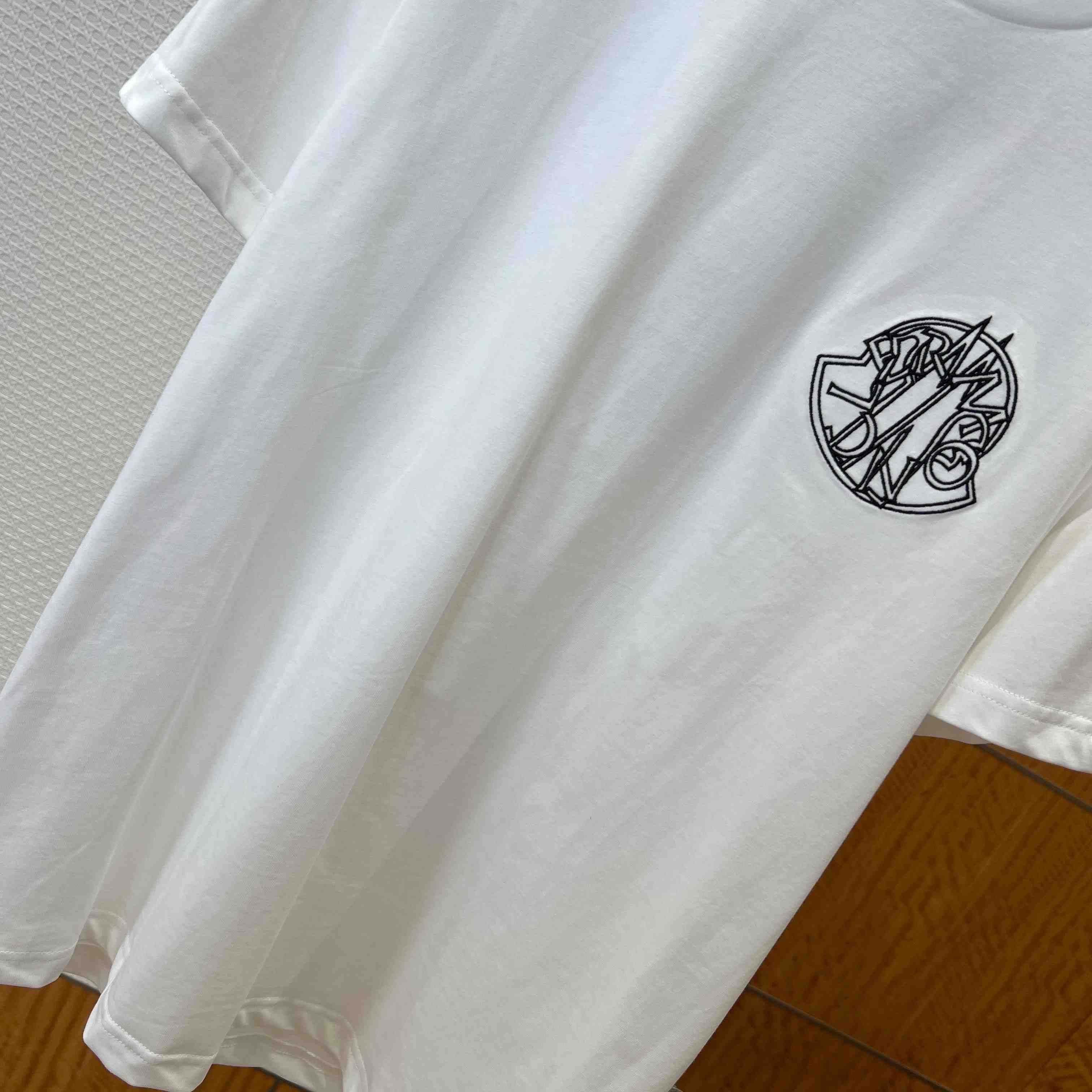 Moncler Overlapped Logo Cotton T-shirt - DopestKickz