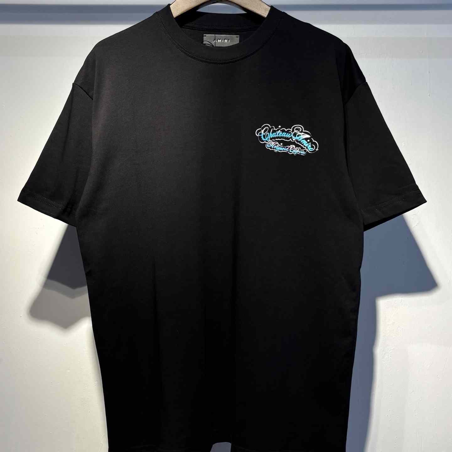 Amiri  Crystal-Print Chateau Amiri Cotton T-Shirt - DopestKickz