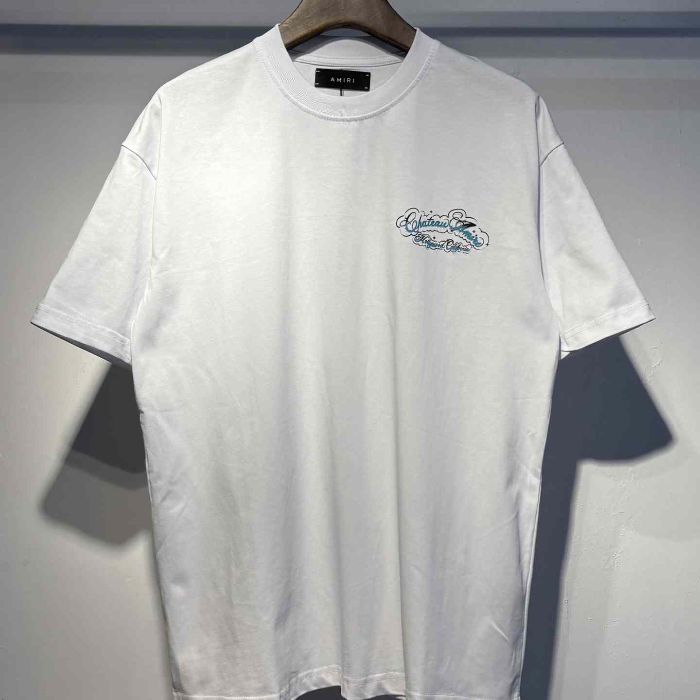 Amiri  Crystal-Print Chateau Amiri Cotton T-Shirt - DopestKickz