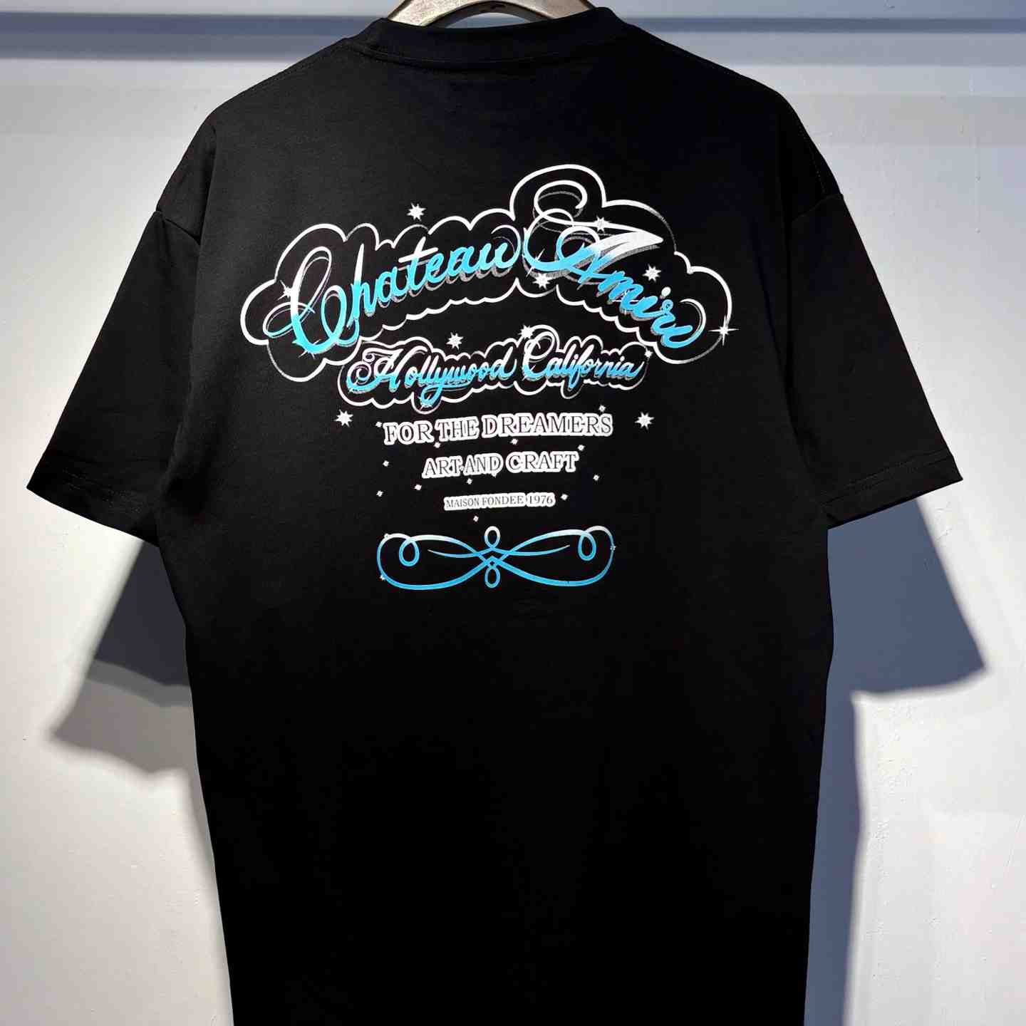 Amiri  Crystal-Print Chateau Amiri Cotton T-Shirt - DopestKickz