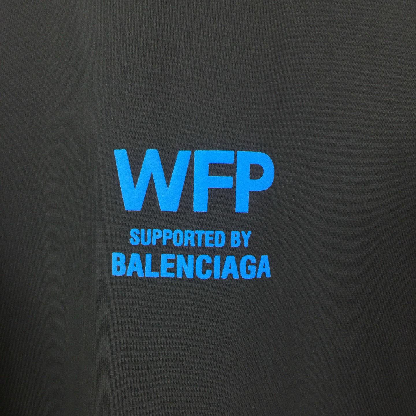 Balenciaga Cotton WFP Oversized Logo T-Shirt - DopestKickz