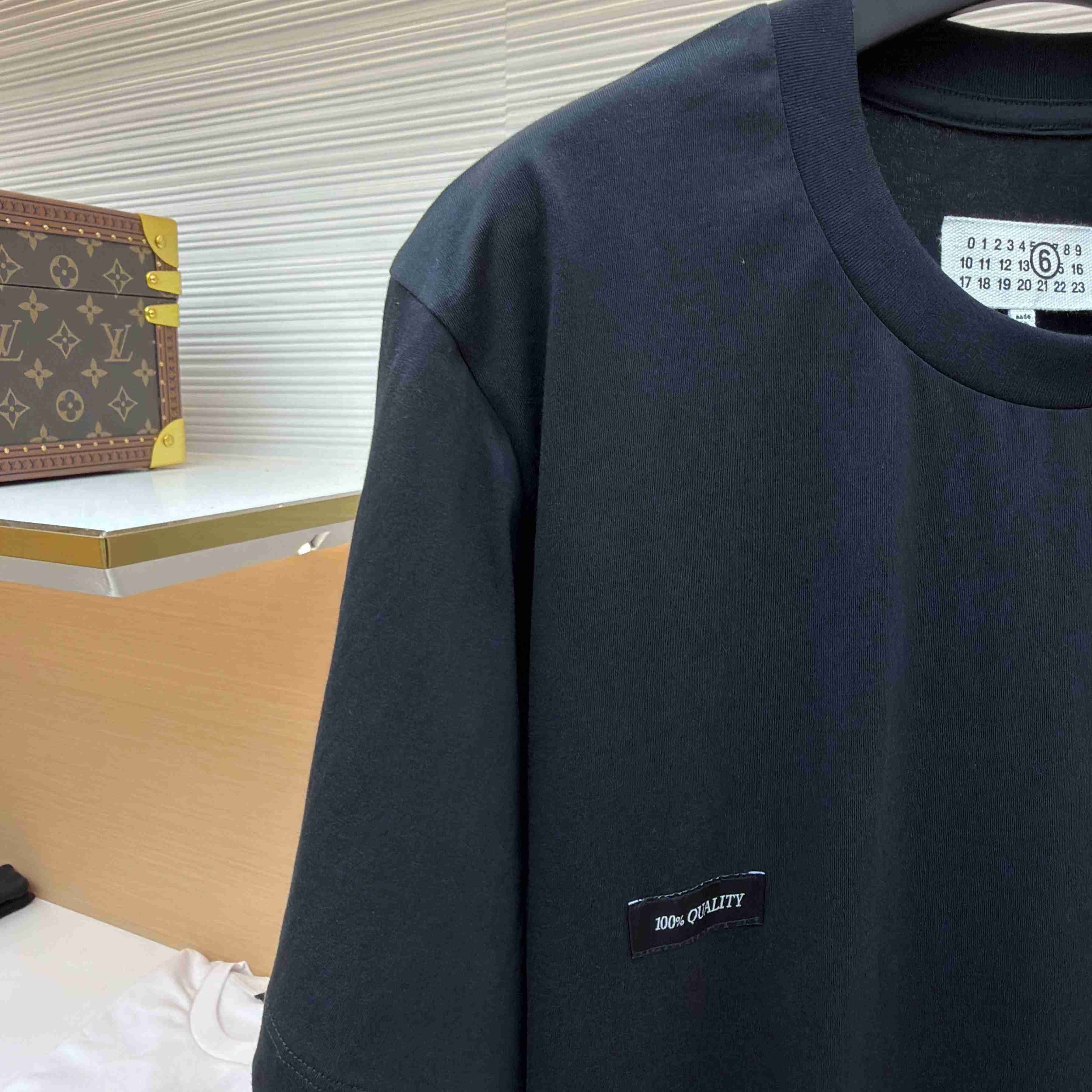 Maison Margiela Black Label Patch T-shirt - DopestKickz