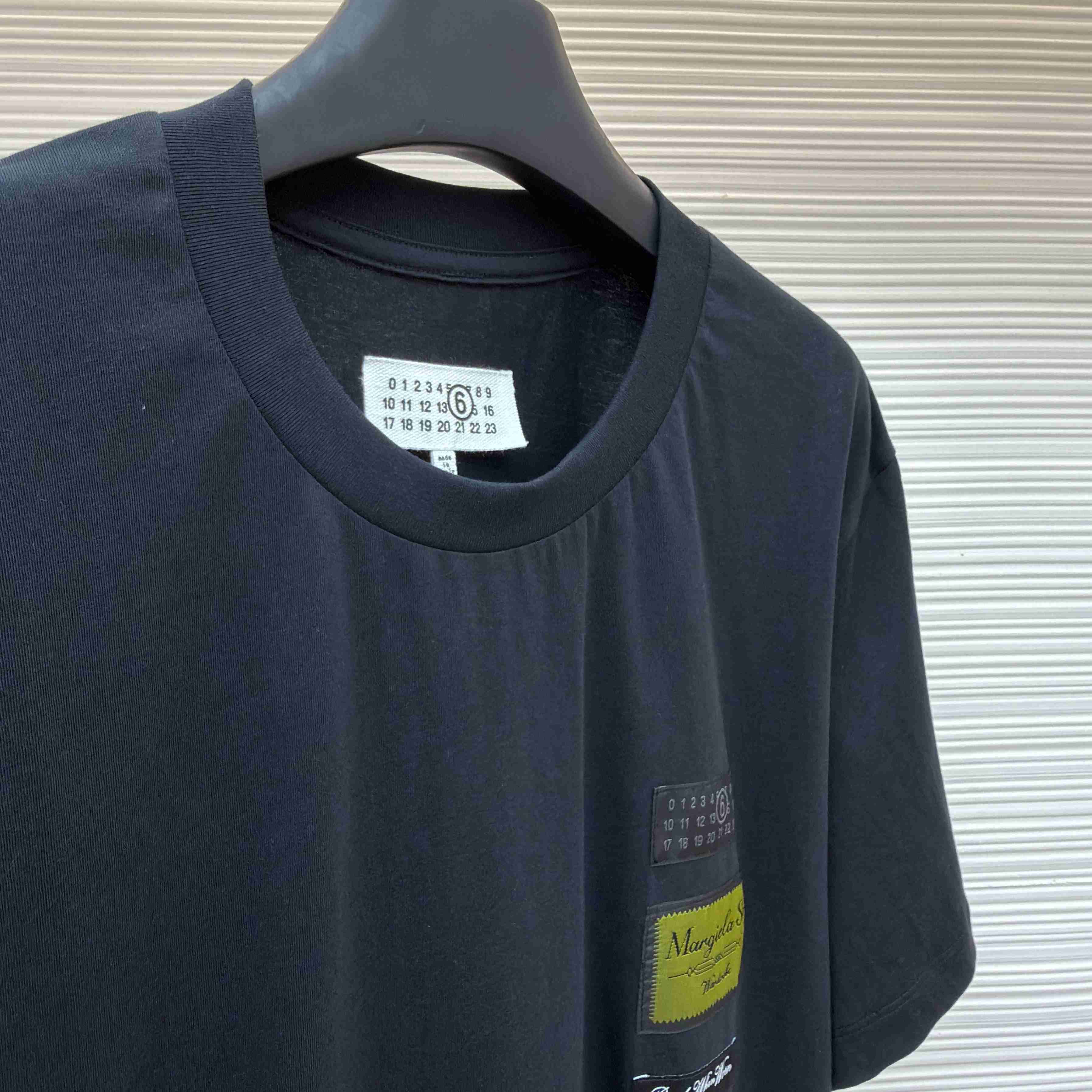 Maison Margiela Black Label Patch T-shirt - DopestKickz