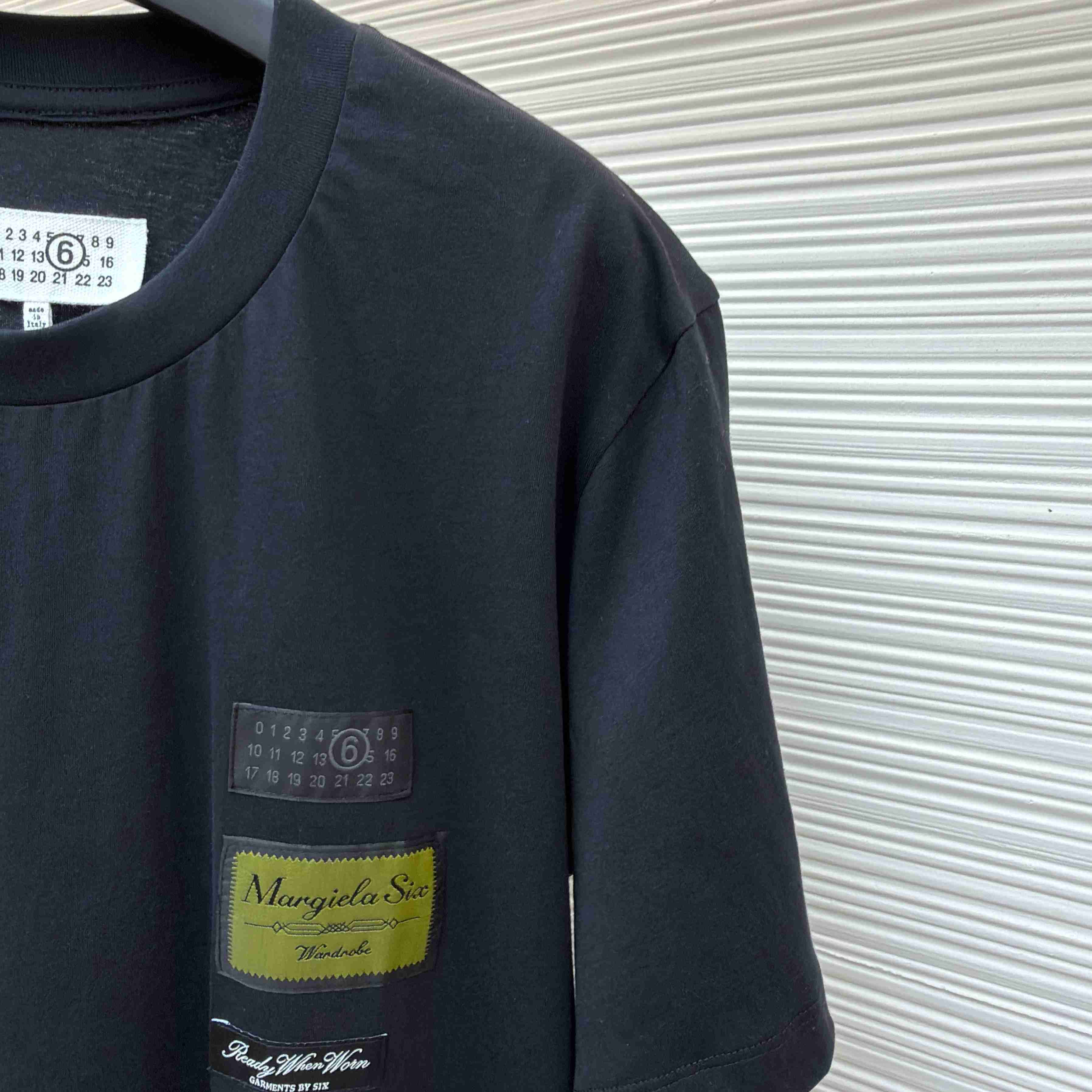Maison Margiela Black Label Patch T-shirt - DopestKickz