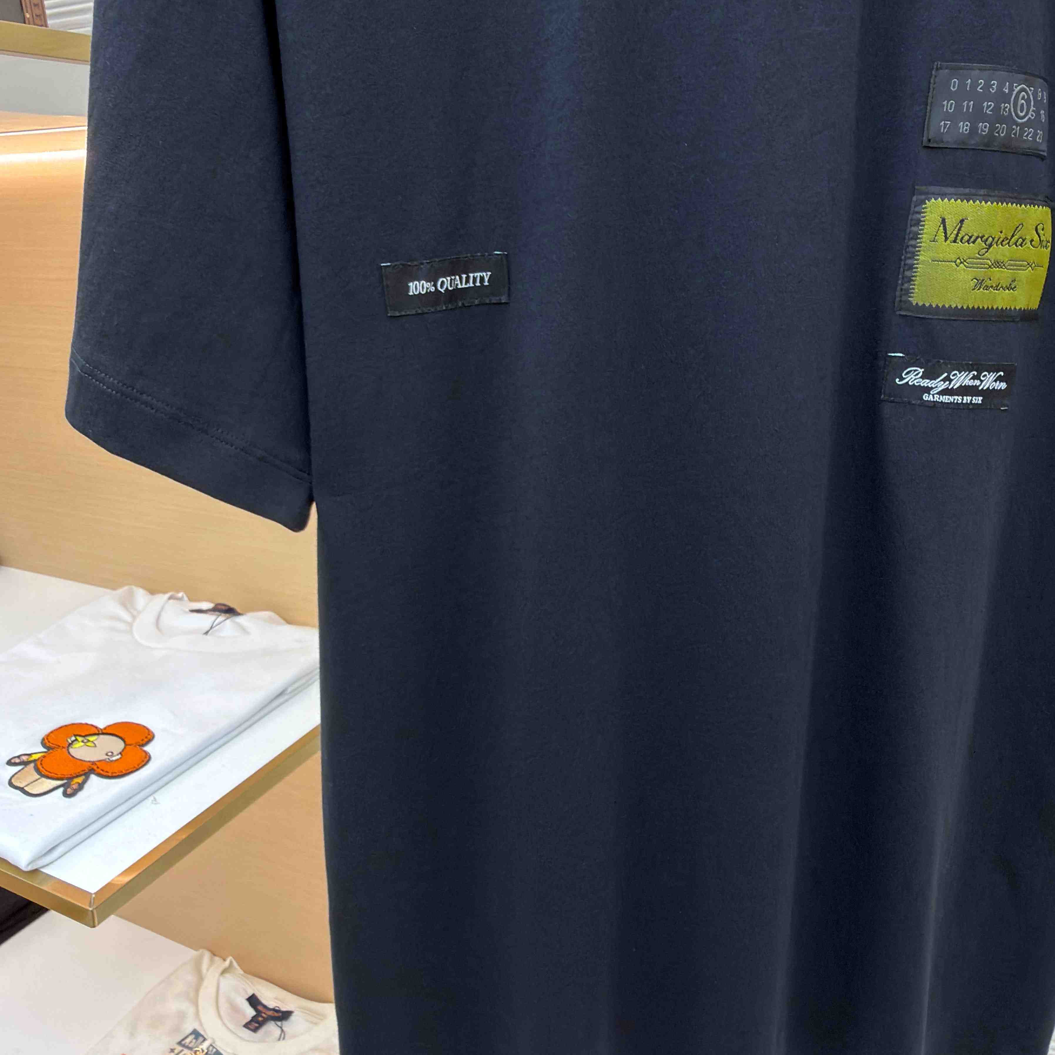 Maison Margiela Black Label Patch T-shirt - DopestKickz