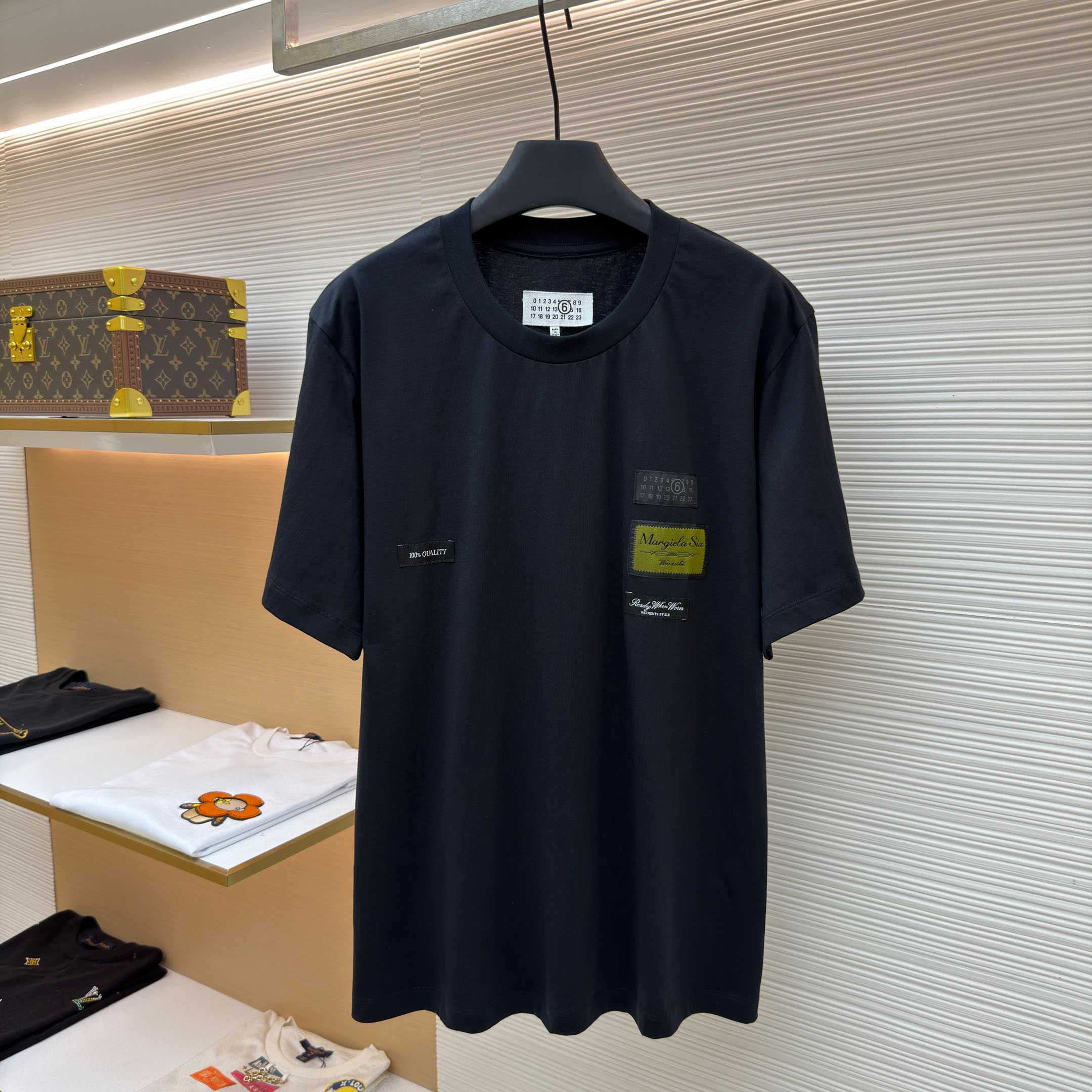 Maison Margiela Black Label Patch T-shirt - DopestKickz
