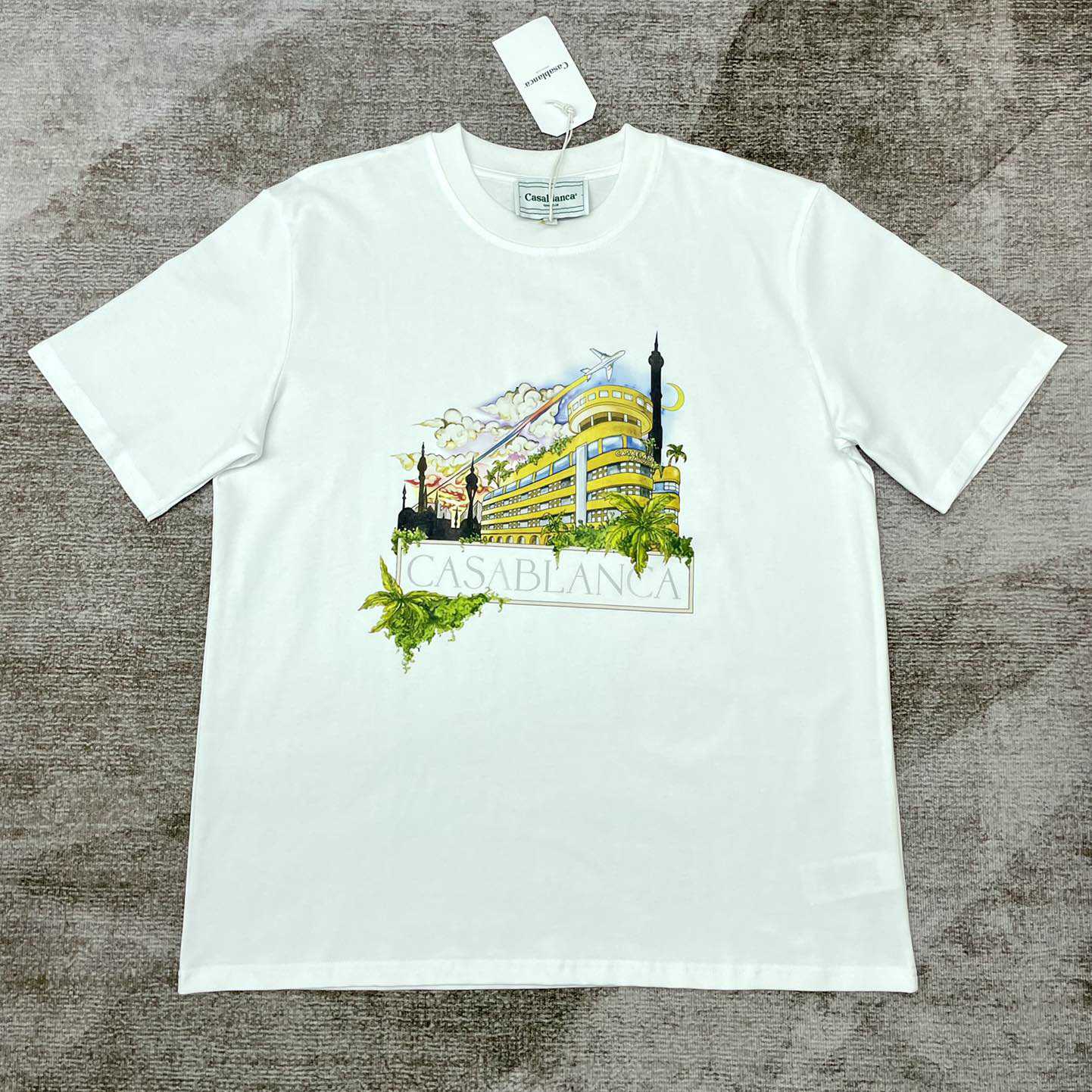 Casablanca  White Palace T-Shirt CA5029 - DopestKickz