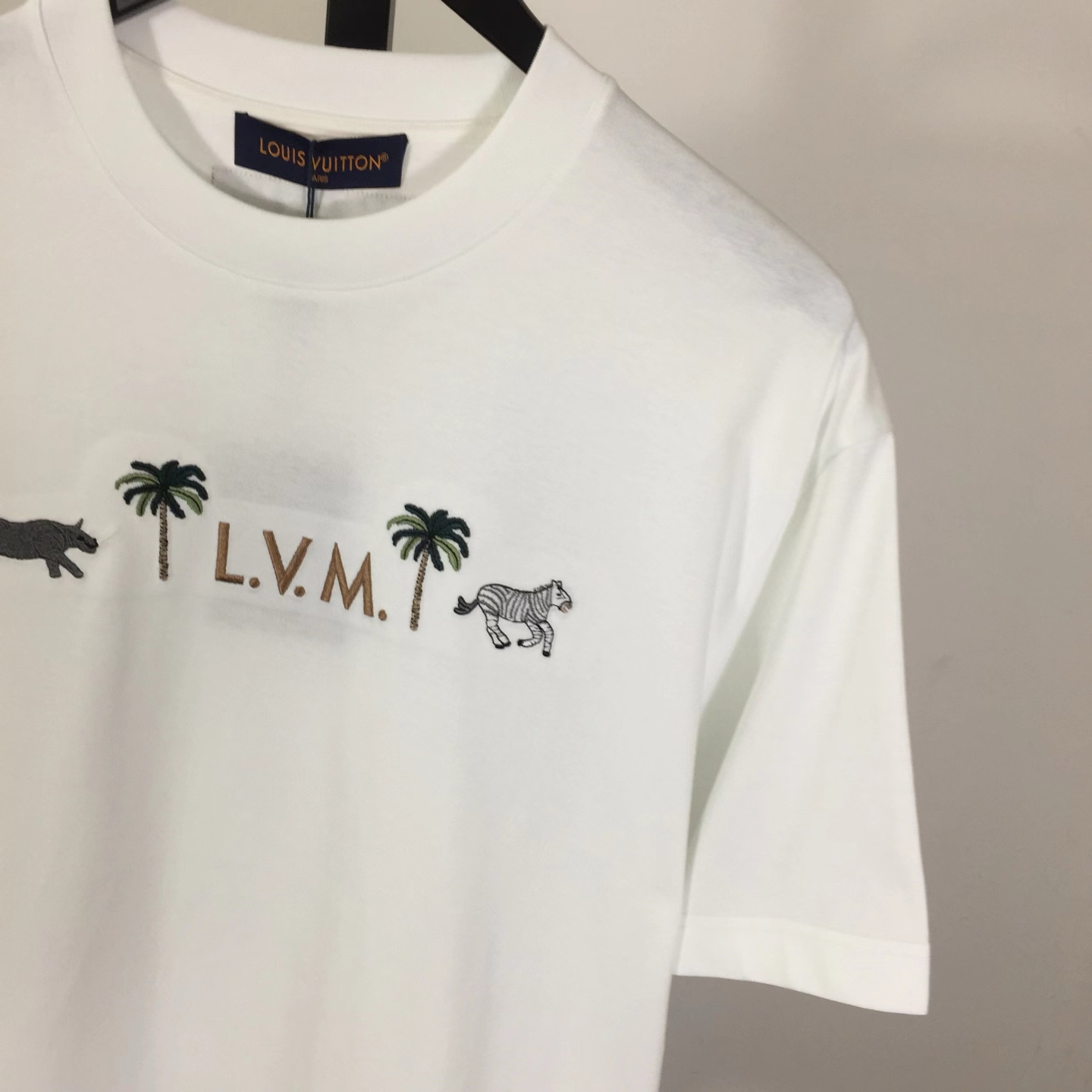 Louis Vuitton Logo Cotton T-Shirt  - DopestKickz
