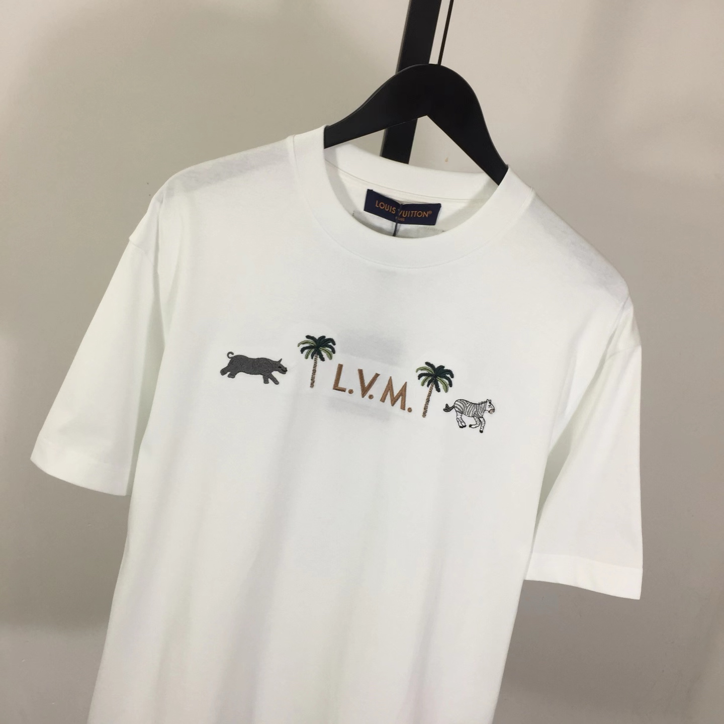 Louis Vuitton Logo Cotton T-Shirt  - DopestKickz