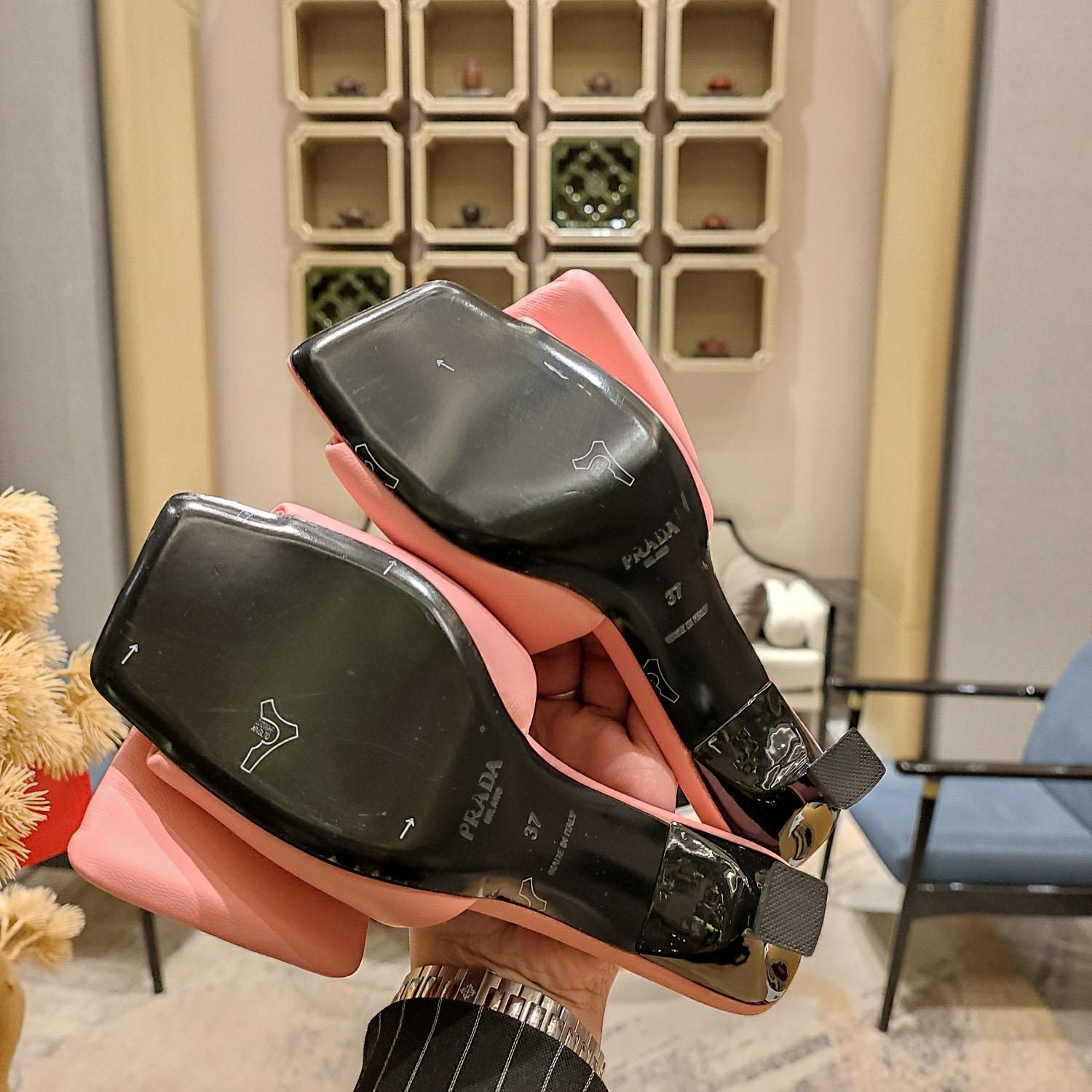 Prada Soft Padded Nappa Sandals - DopestKickz