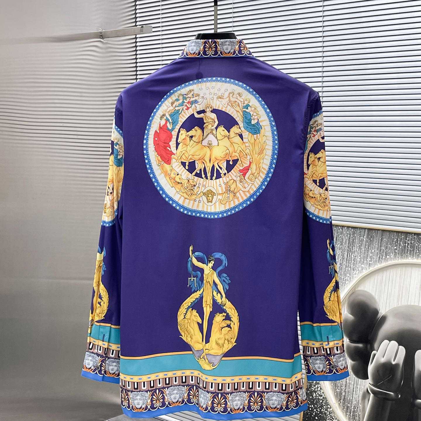 Versace Hall Of Statues Silk Cardigan - DopestKickz