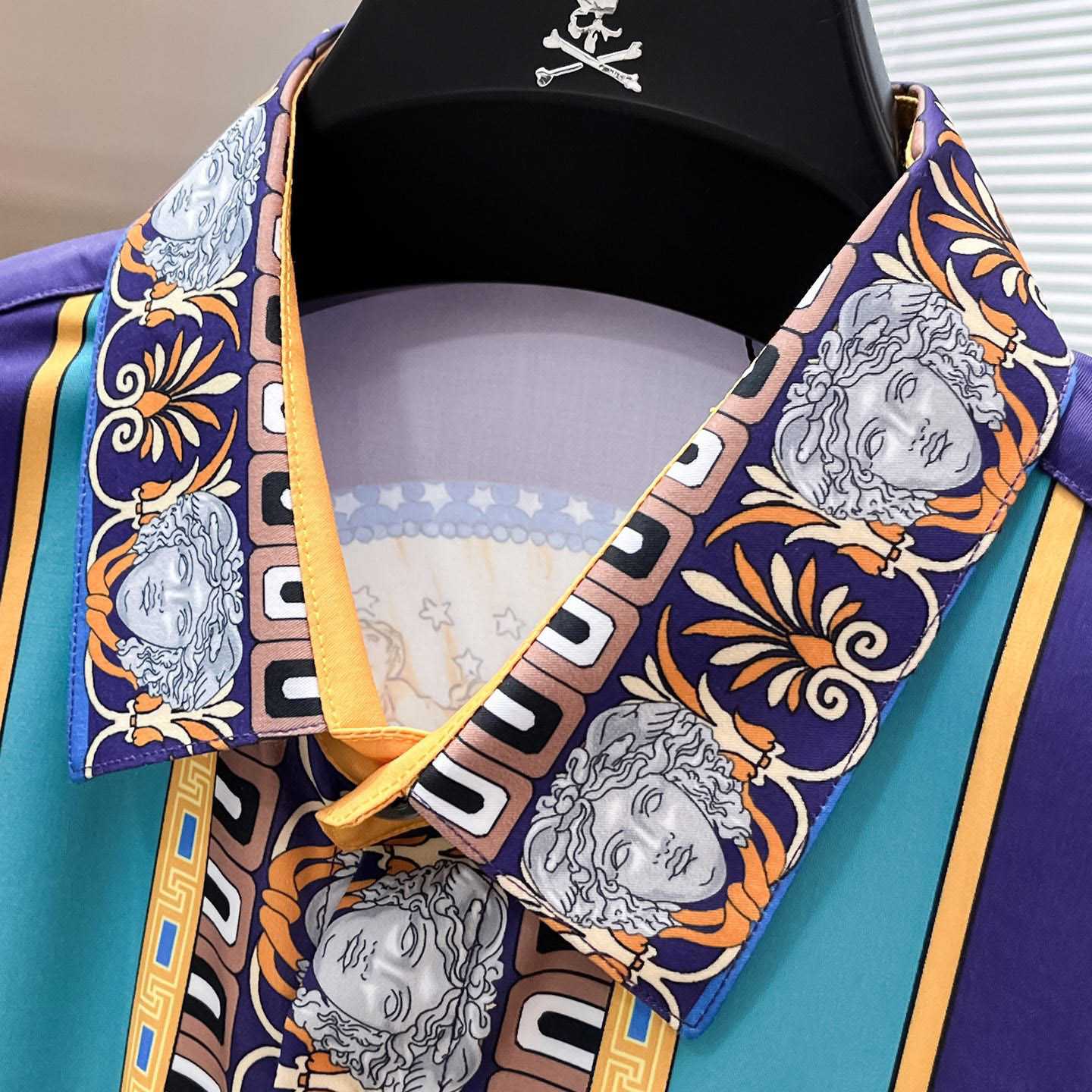 Versace Hall Of Statues Silk Cardigan - DopestKickz