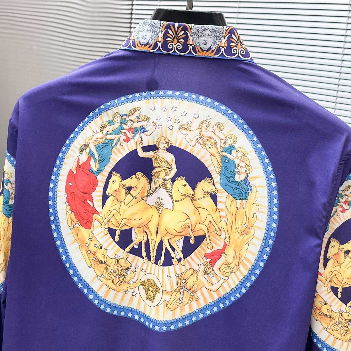 Versace Hall Of Statues Silk Cardigan - DopestKickz