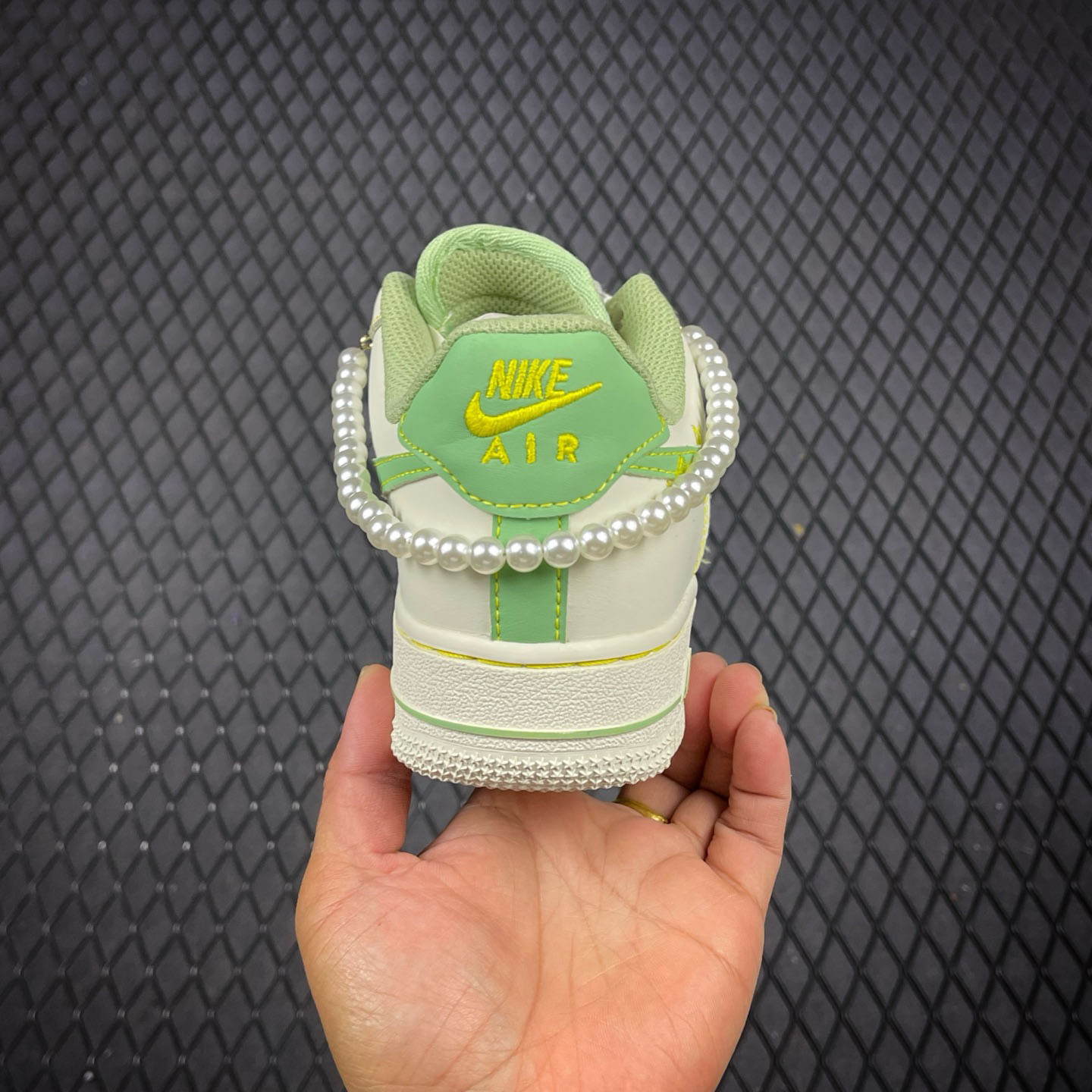 NIKE Air Force 1'07 Low Jade Pearl Canvas  FJ7740-111 - DopestKickz