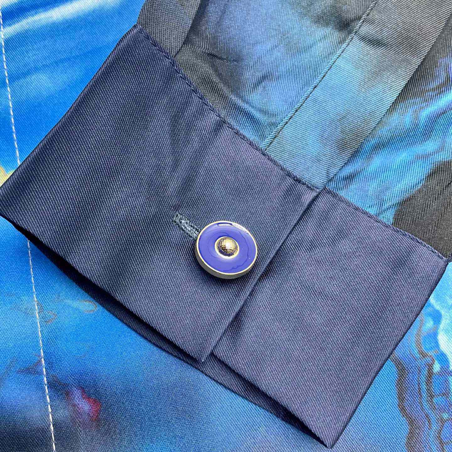Casablanca Lost Atlantis Long Sleeve Silk Shirt CA3573 - DopestKickz