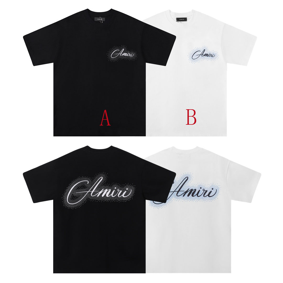 Amiri Crystal Script Tee - DopestKickz