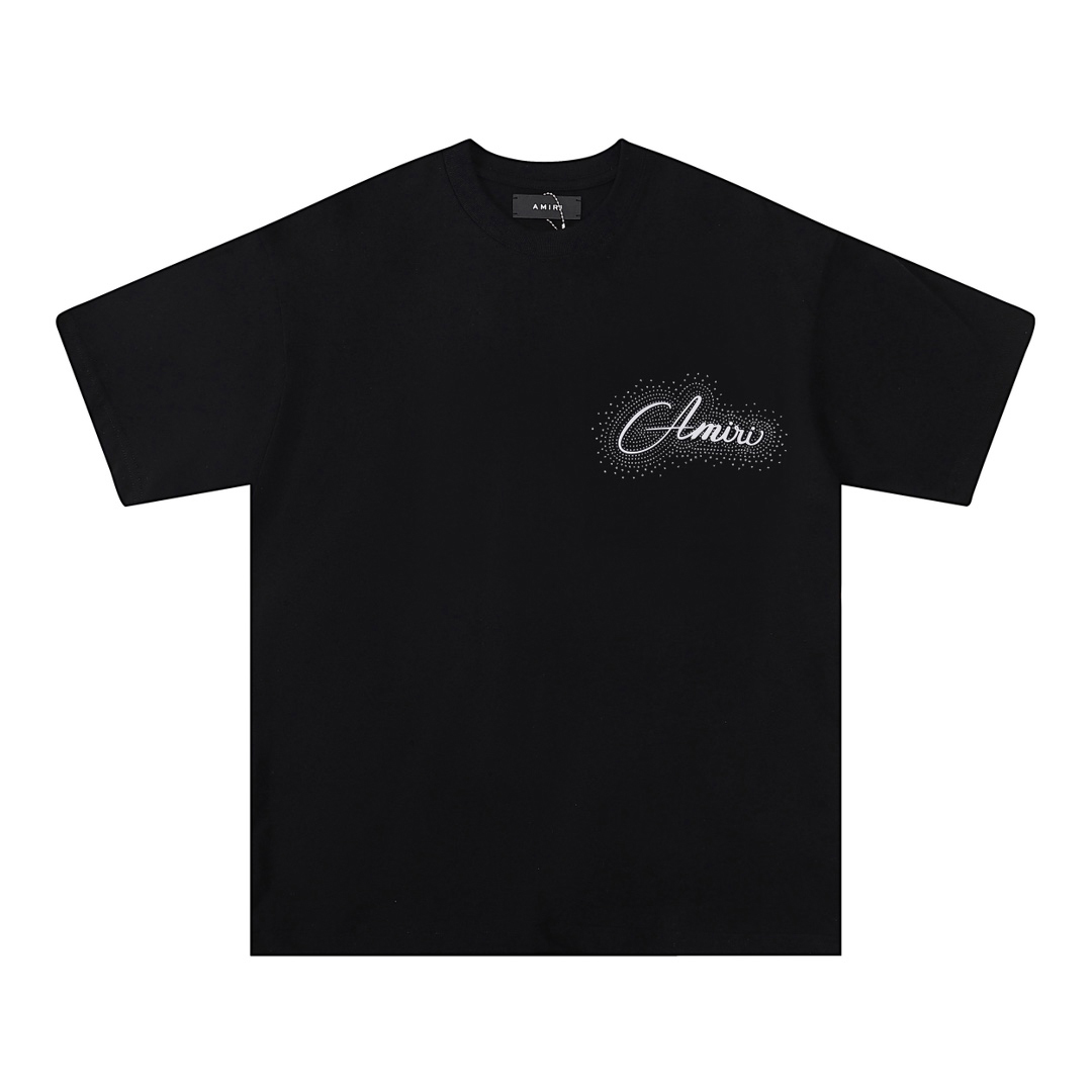 Amiri Crystal Script Tee - DopestKickz
