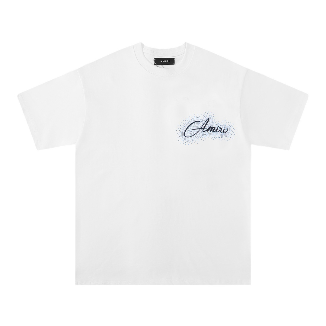 Amiri Crystal Script Tee - DopestKickz