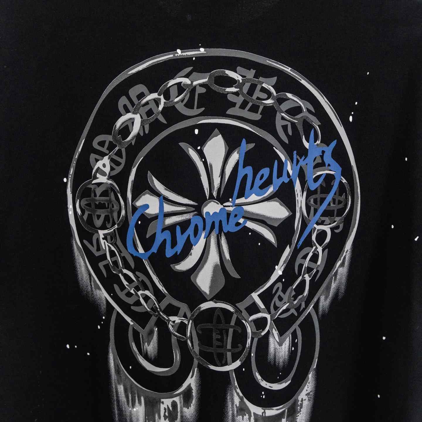 Chrome Hearts Cross-printed horseshoe T-shirt  'Black' - DopestKickz