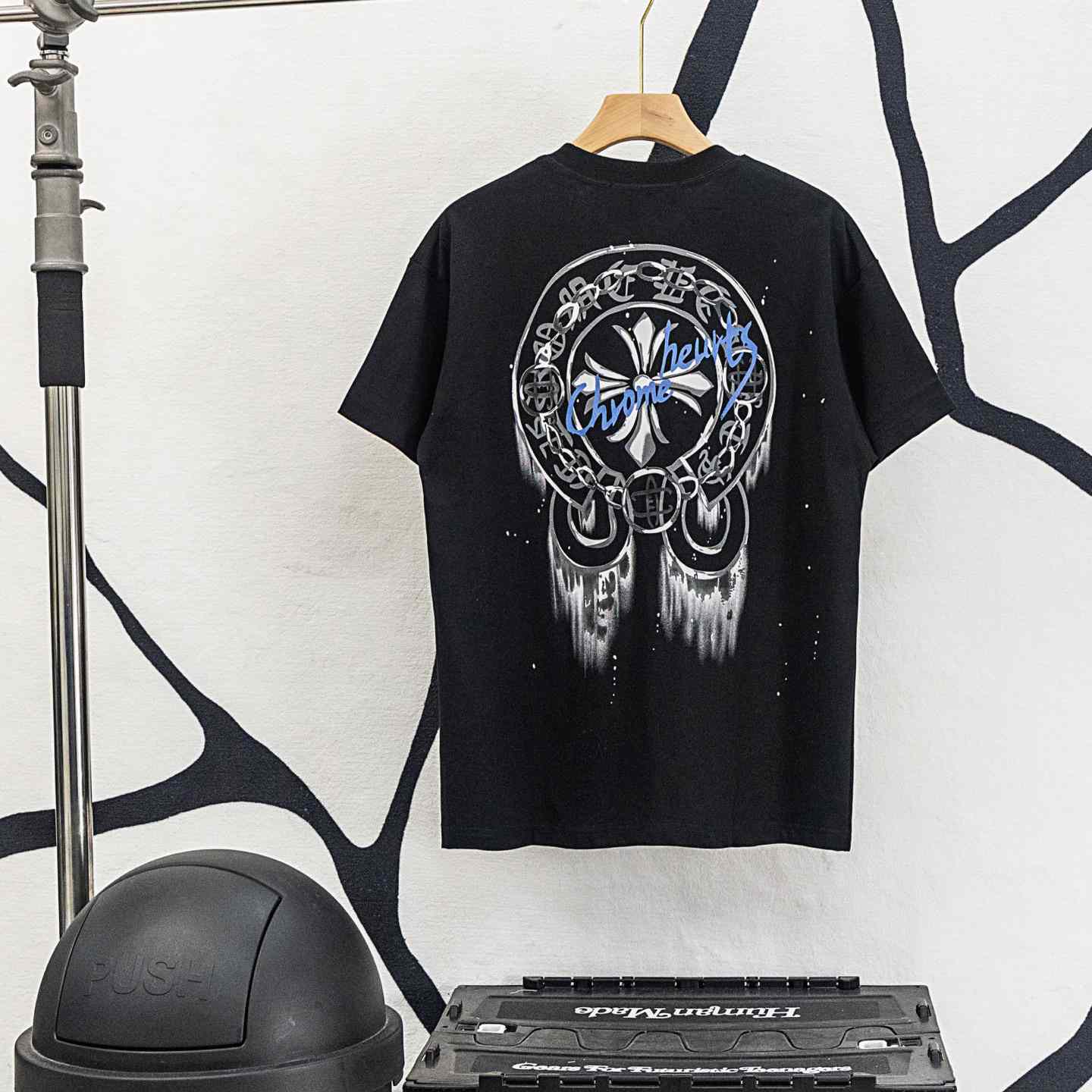 Chrome Hearts Cross-printed horseshoe T-shirt  'Black' - DopestKickz