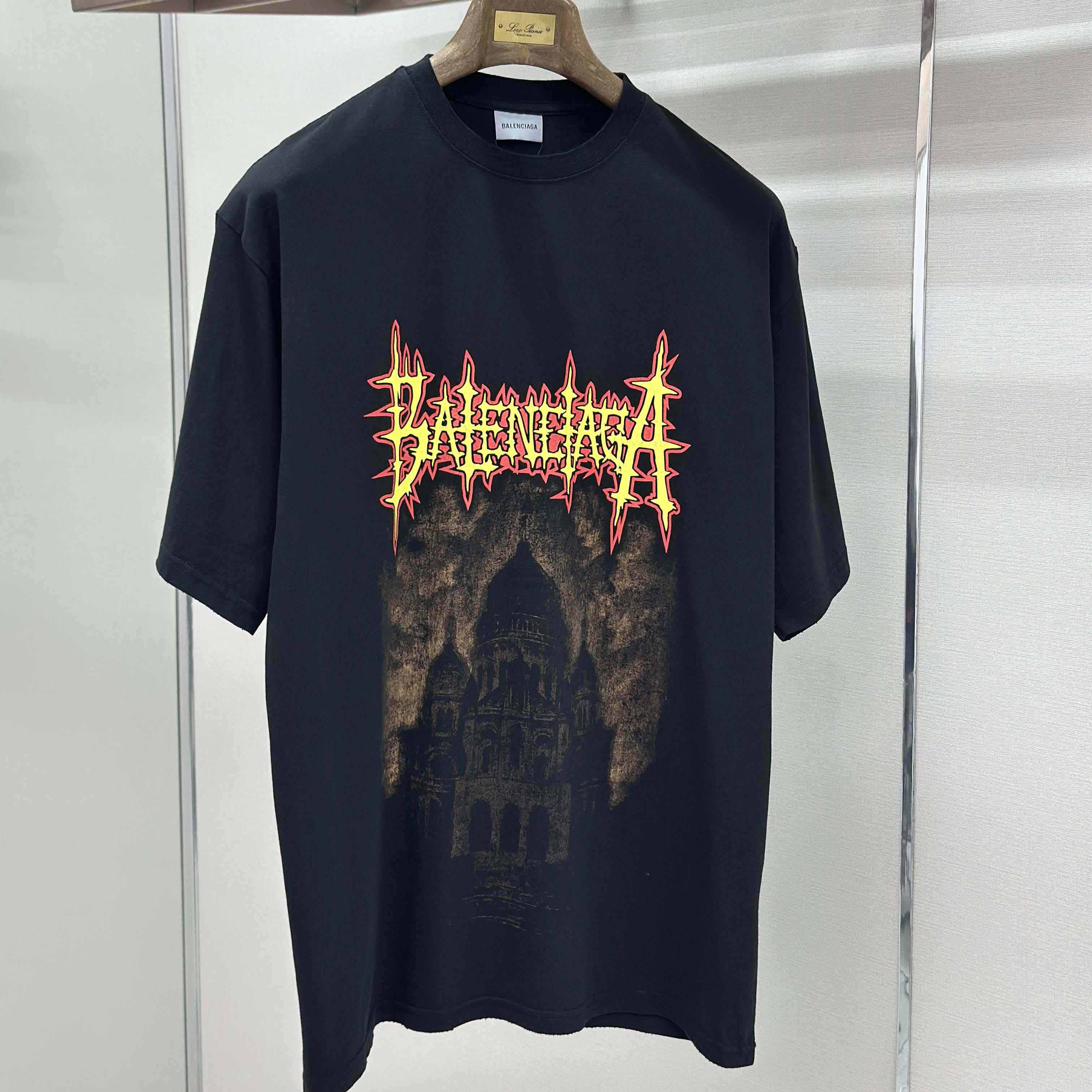 Balenciaga Paris Thunderstorm Oversized T-Shirt  - DopestKickz