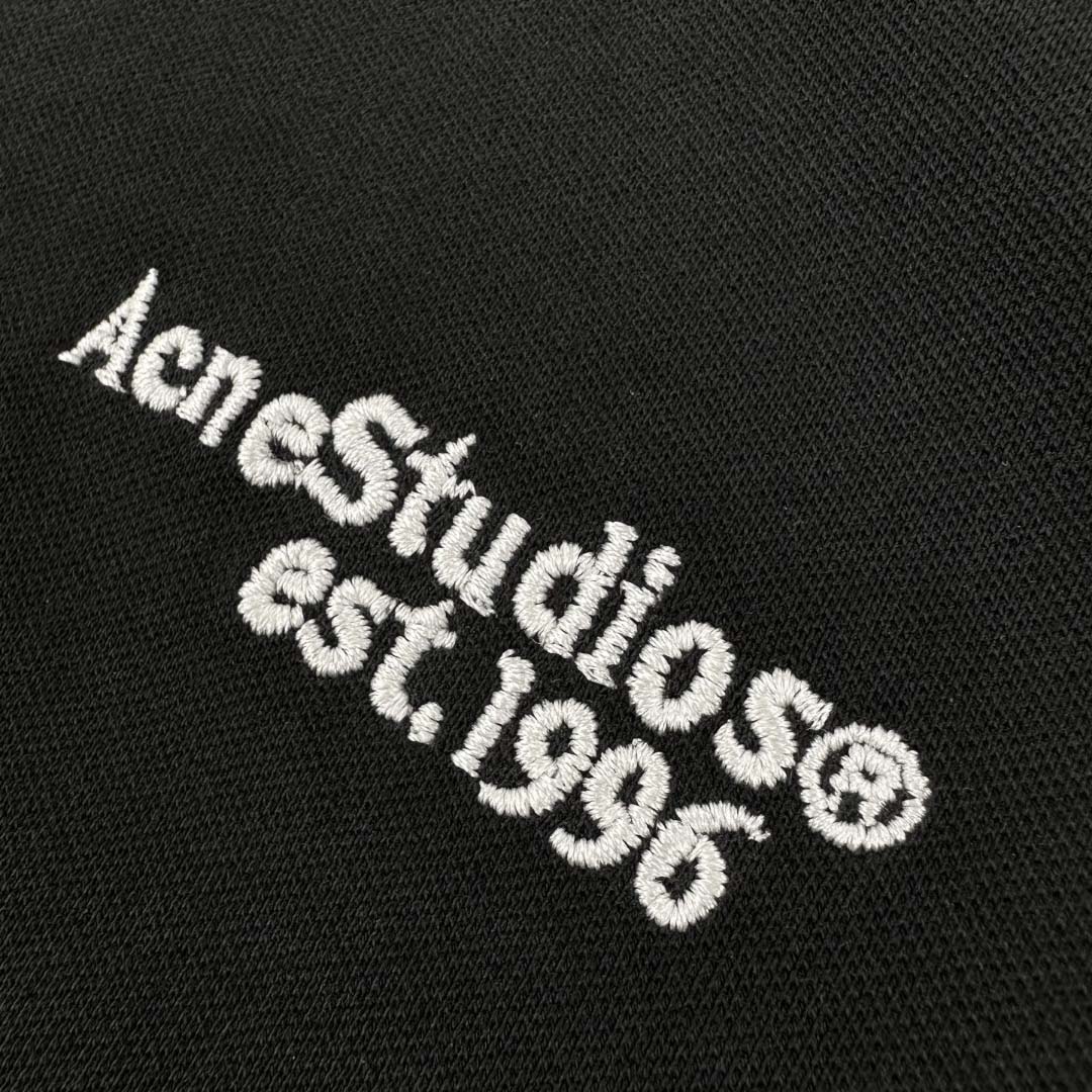 Acne Studios Washed Logo Polo - DopestKickz