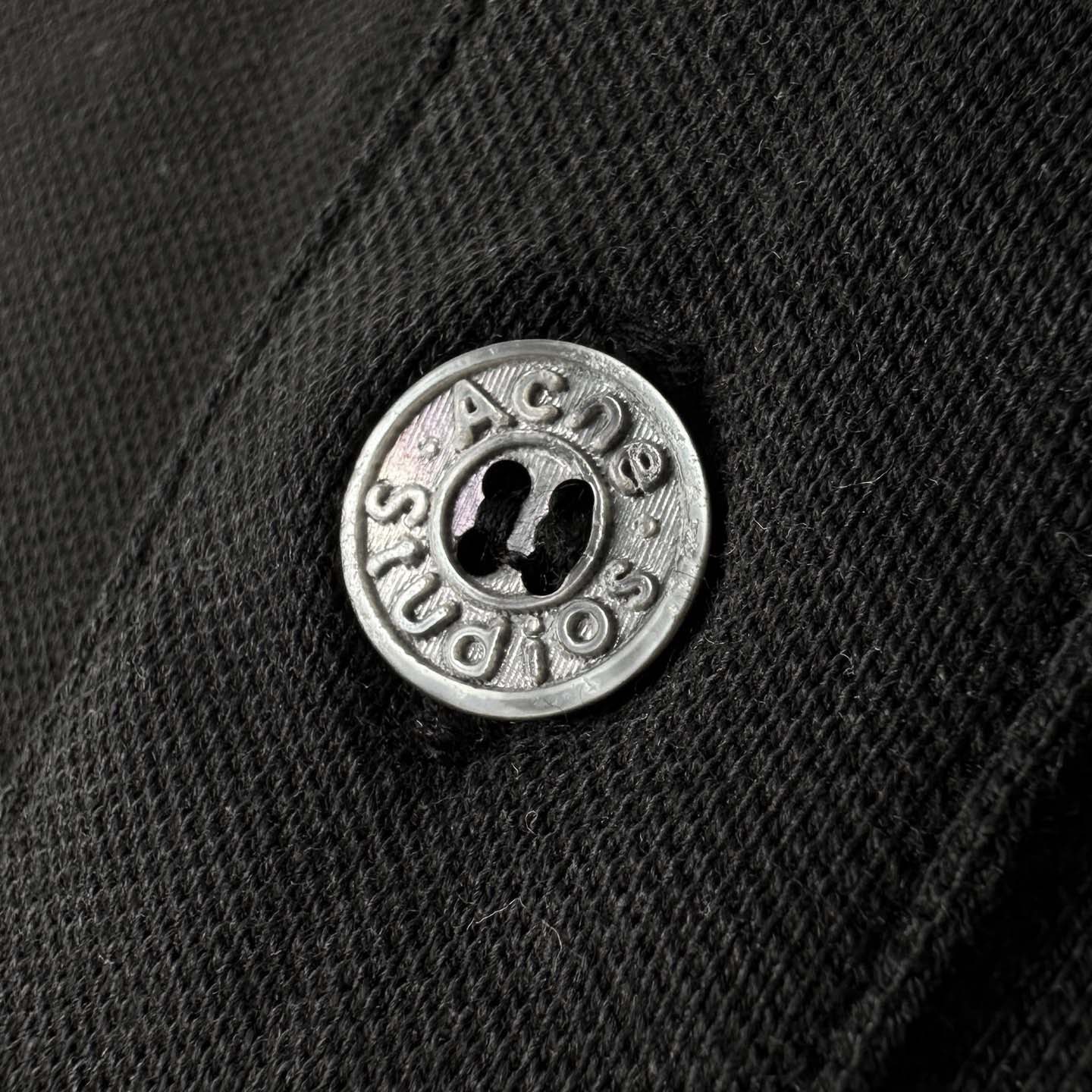 Acne Studios Washed Logo Polo - DopestKickz